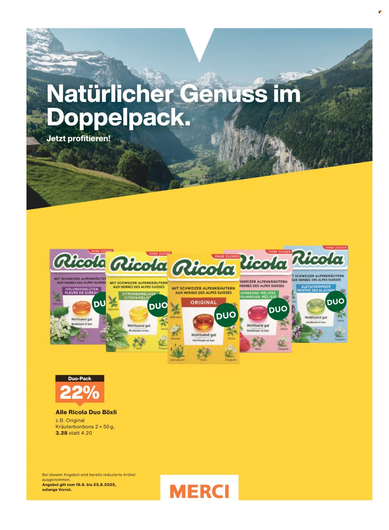 MIGROS Prospekt - Vom 19.8.2025 (2025-08-19 - 2025-08-25)