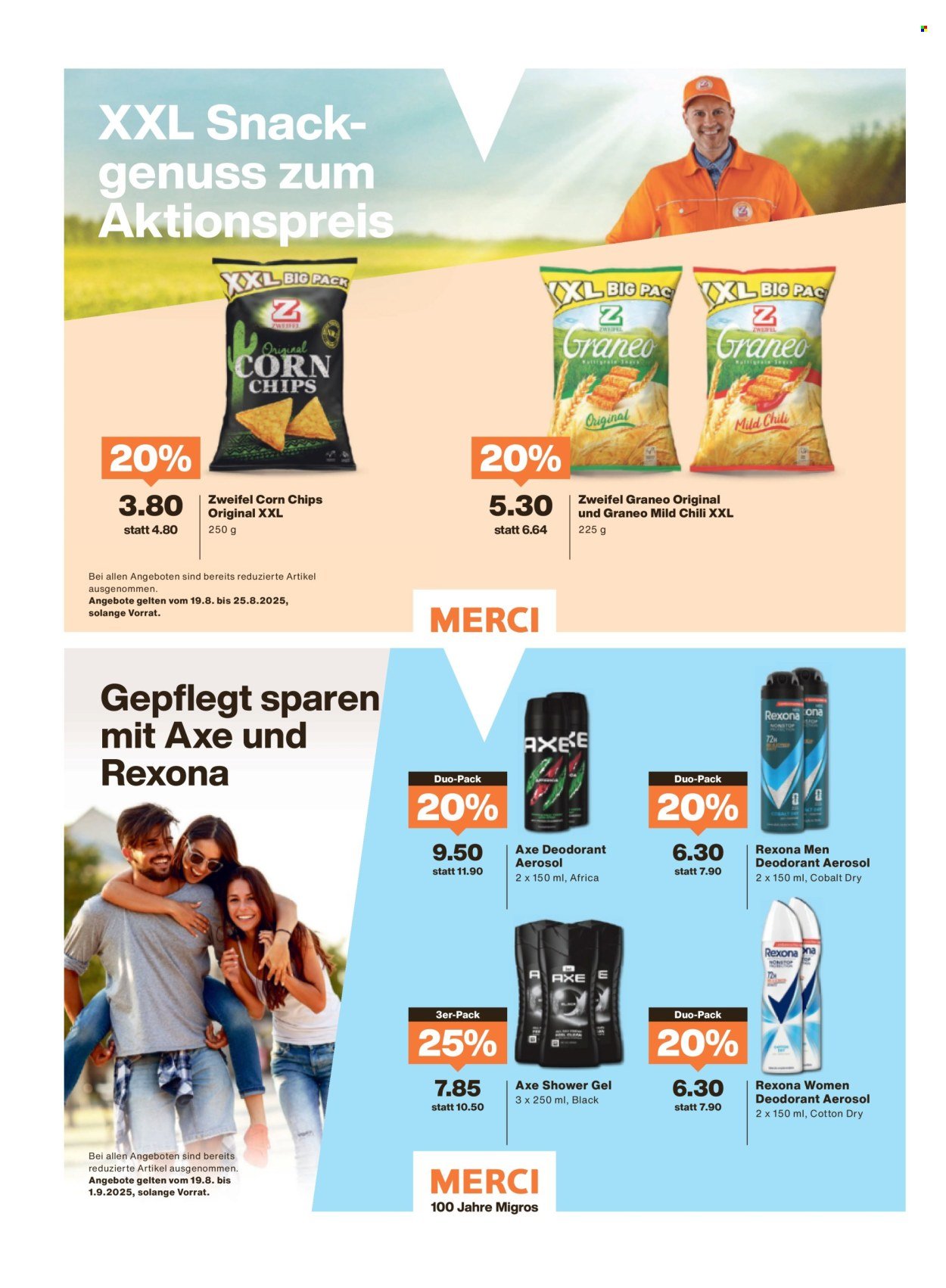 MIGROS Prospekt - Vom 19.8.2025 (2025-08-19 - 2025-08-25)