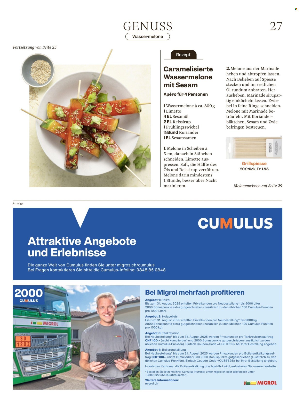 MIGROS Prospekt - Vom 19.8.2025 (2025-08-19 - 2025-08-25)