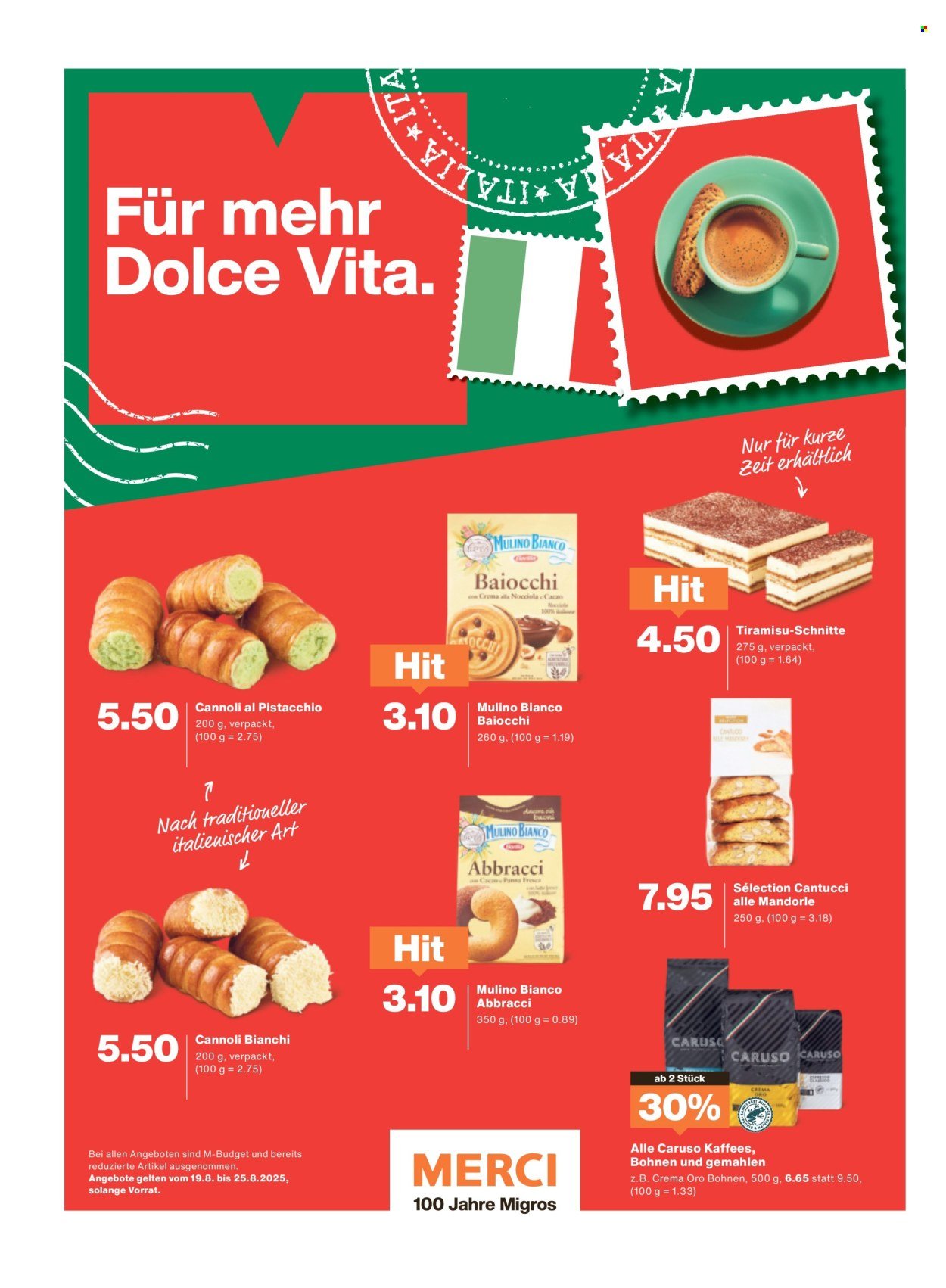 MIGROS Prospekt - Vom 19.8.2025 (2025-08-19 - 2025-08-25)