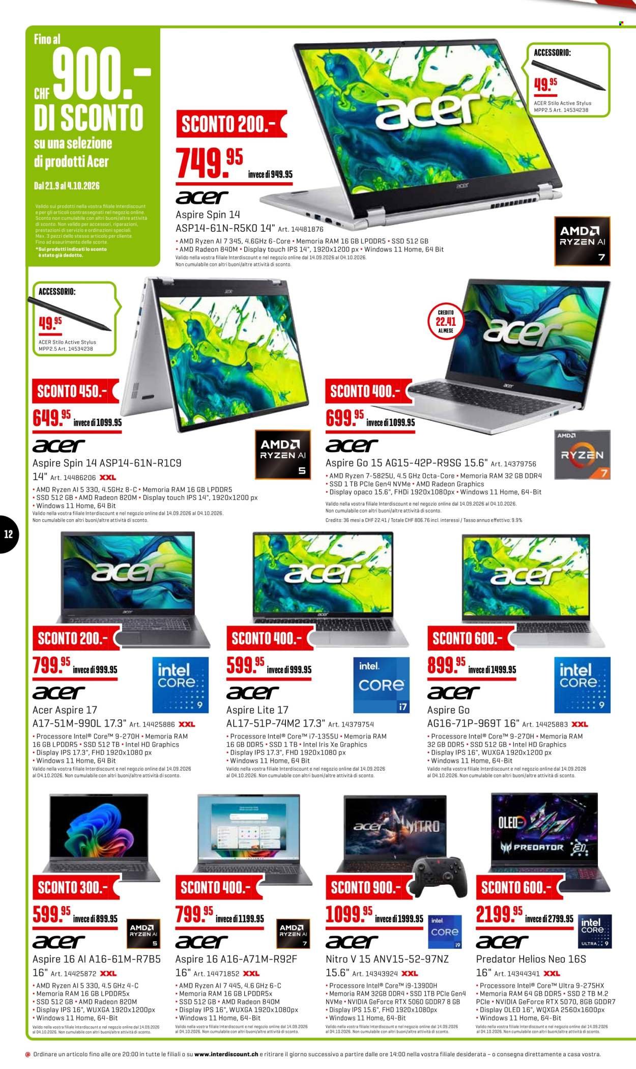 INTERDISCOUNT Prospekt - Vom 21.9.2026