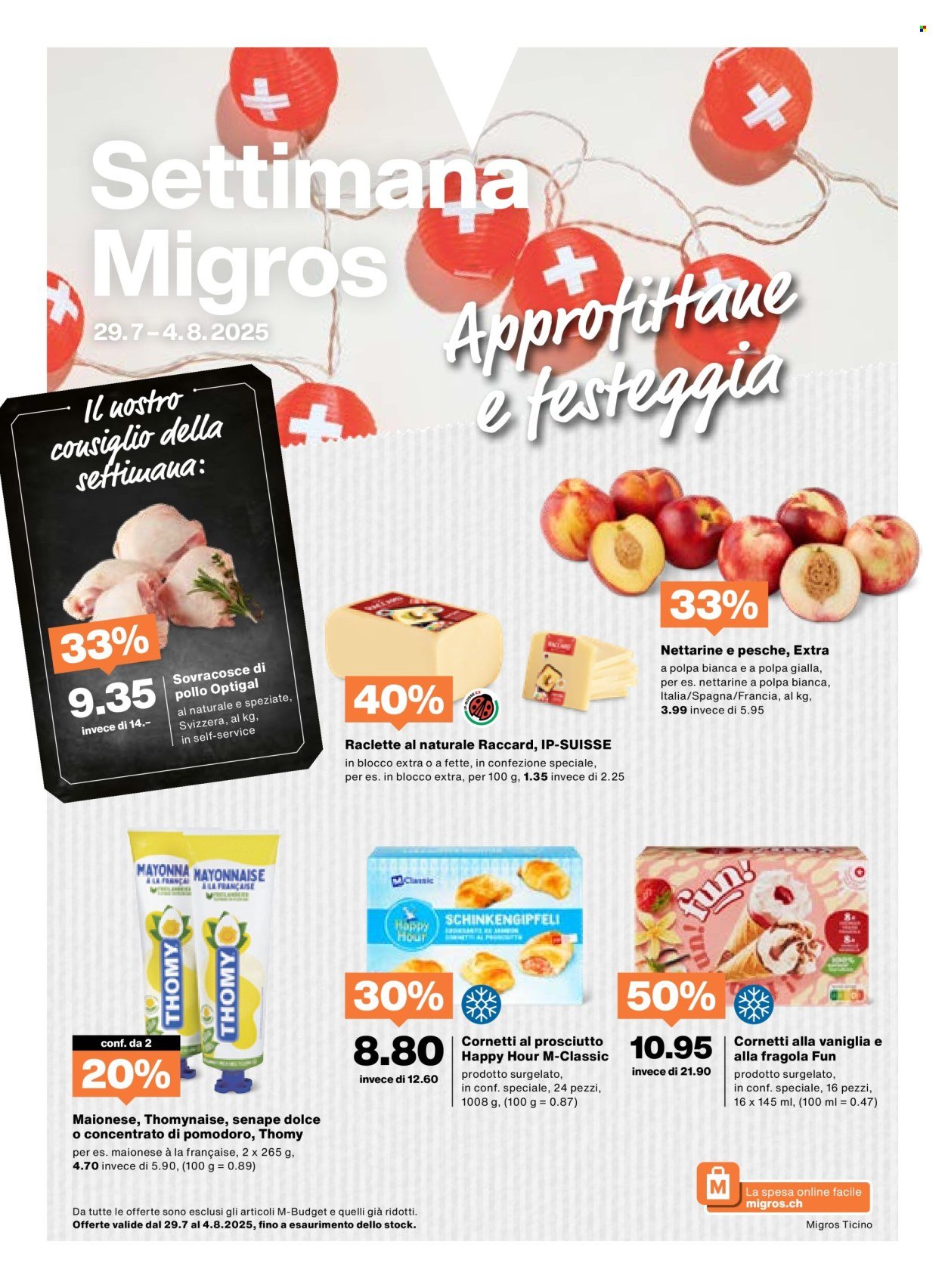 MIGROS Prospekt - Vom 29.7.2025 (2025-07-29 - 2025-08-04) | 1