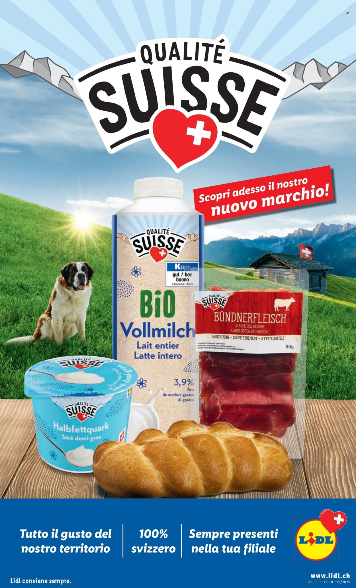 LIDL Prospekt - Qualité Suisse (2025-08-28 - 2025-09-03) | 1