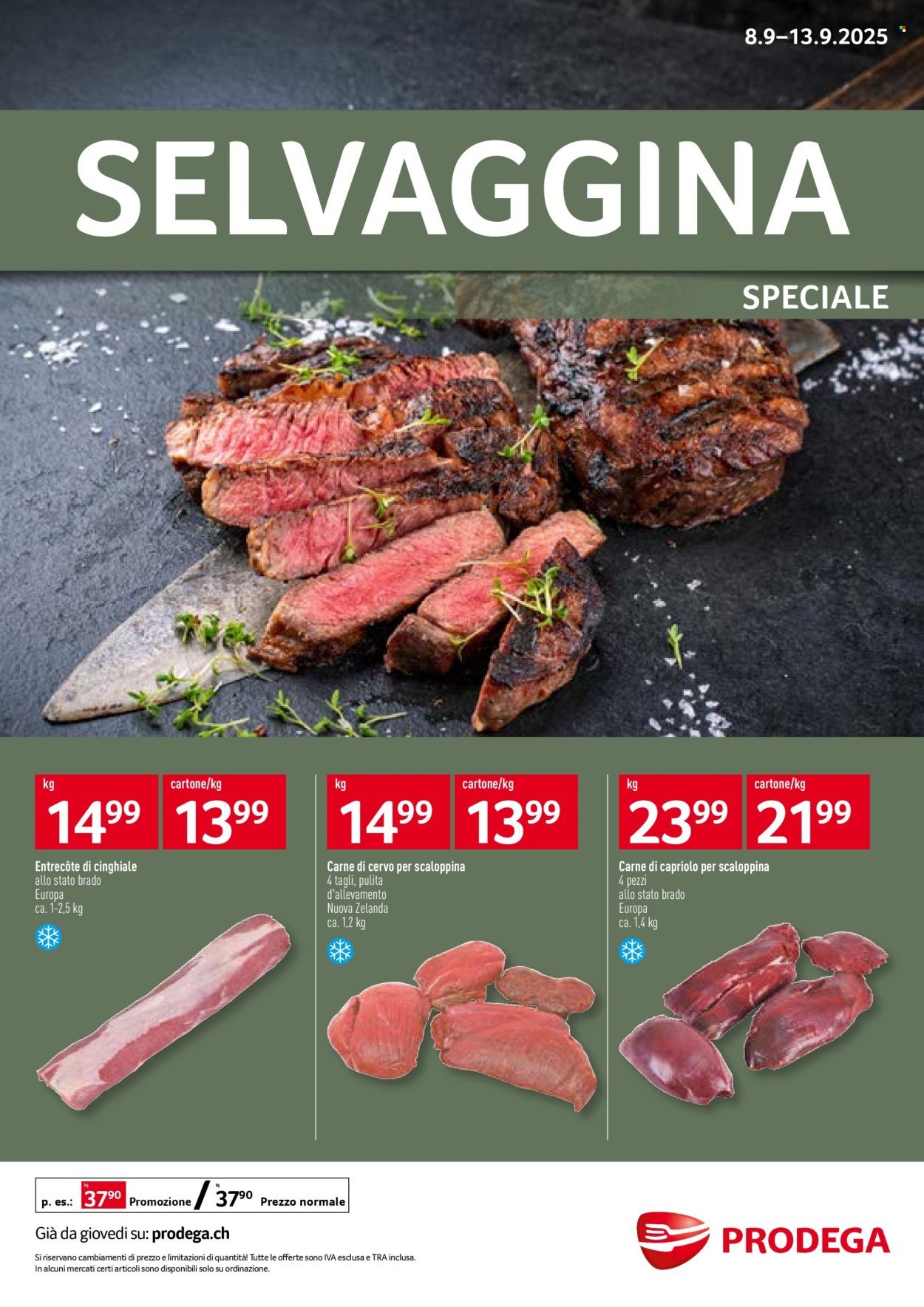 PRODEGA Prospekt - Selvaggina (2025-09-08 - 2025-09-13) | 1