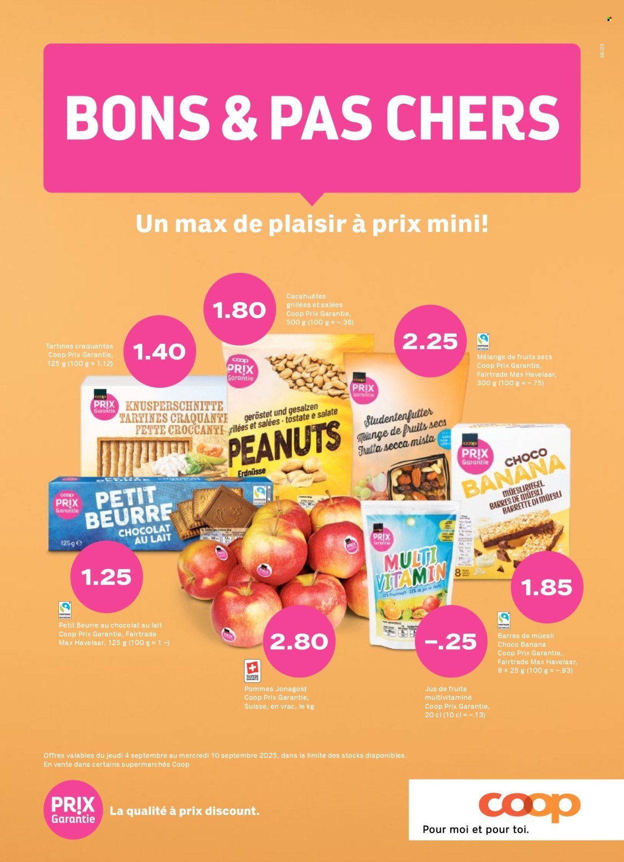 COOP Prospekt - COOPÉRATION (2025-09-04 - 2025-09-10)