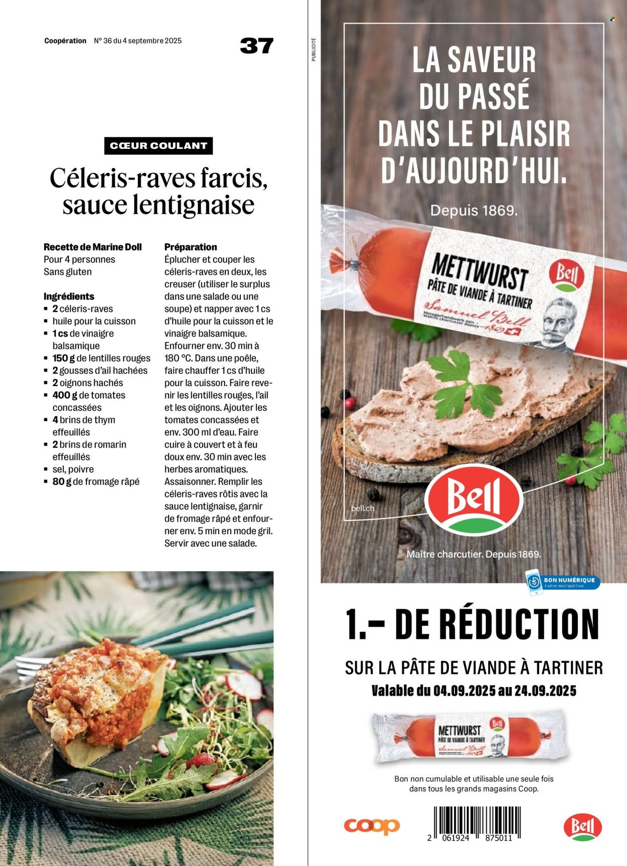 COOP Prospekt - COOPÉRATION (2025-09-04 - 2025-09-10)