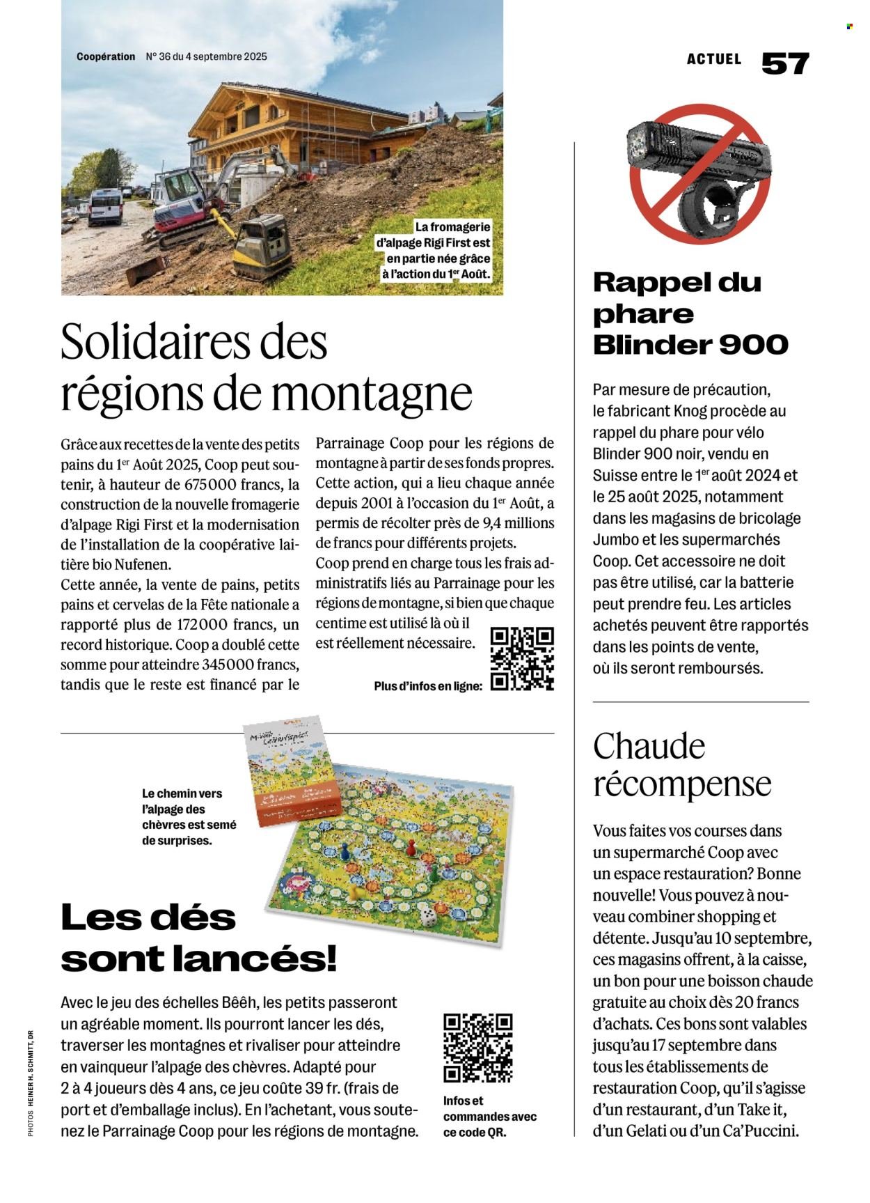 COOP Prospekt - COOPÉRATION (2025-09-04 - 2025-09-10)