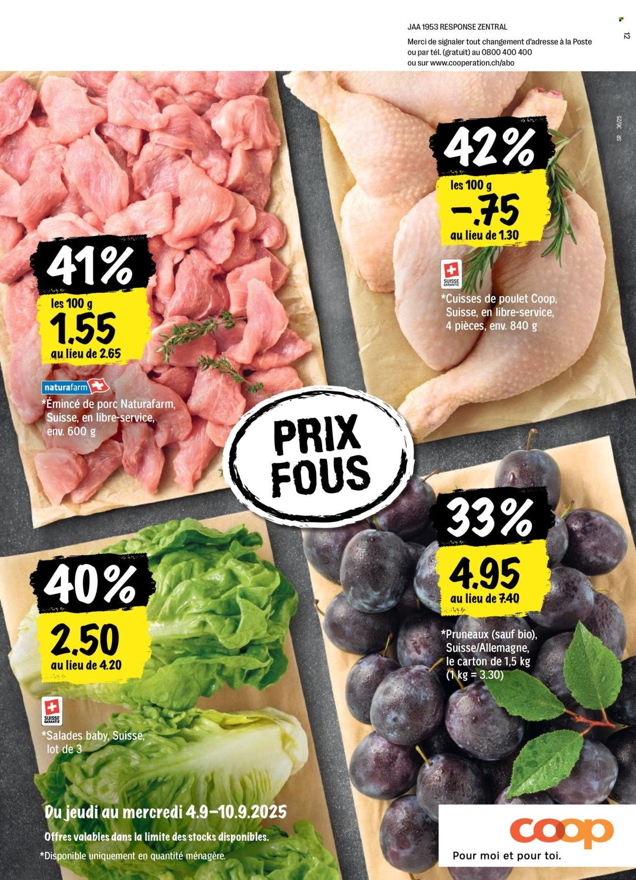 COOP Prospekt - COOPÉRATION (2025-09-04 - 2025-09-10)