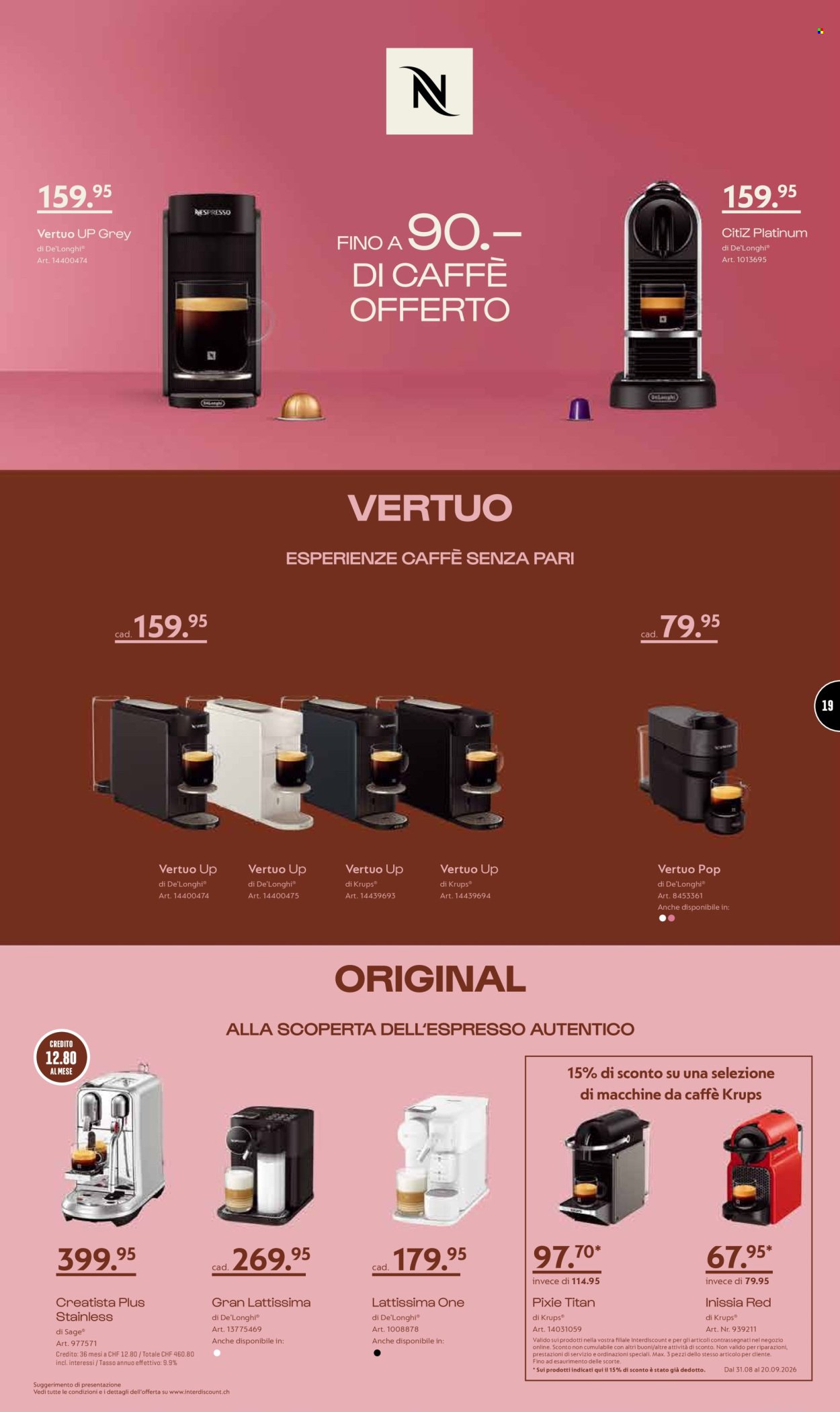 INTERDISCOUNT Prospekt - Vom 31.8.2026