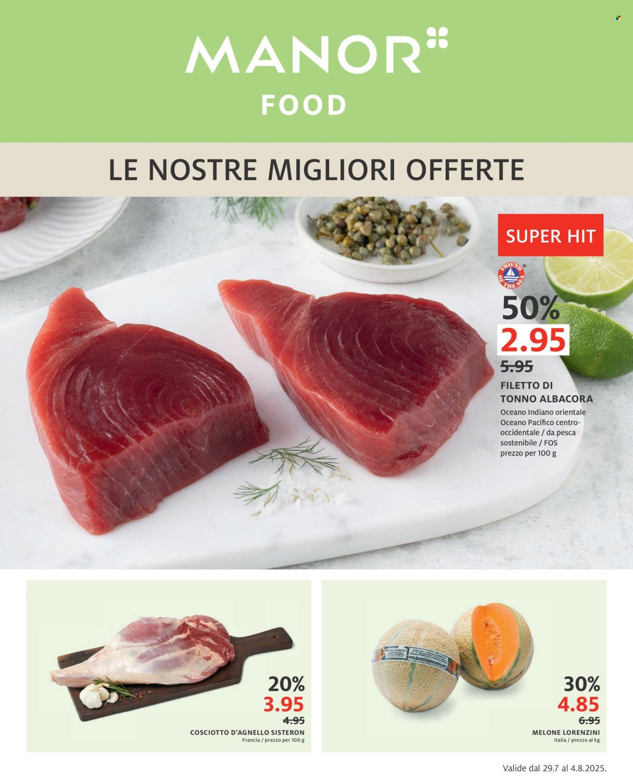 MANOR Prospekt - Il catalogo attuale (2025-07-29 - 2025-08-04) | 1