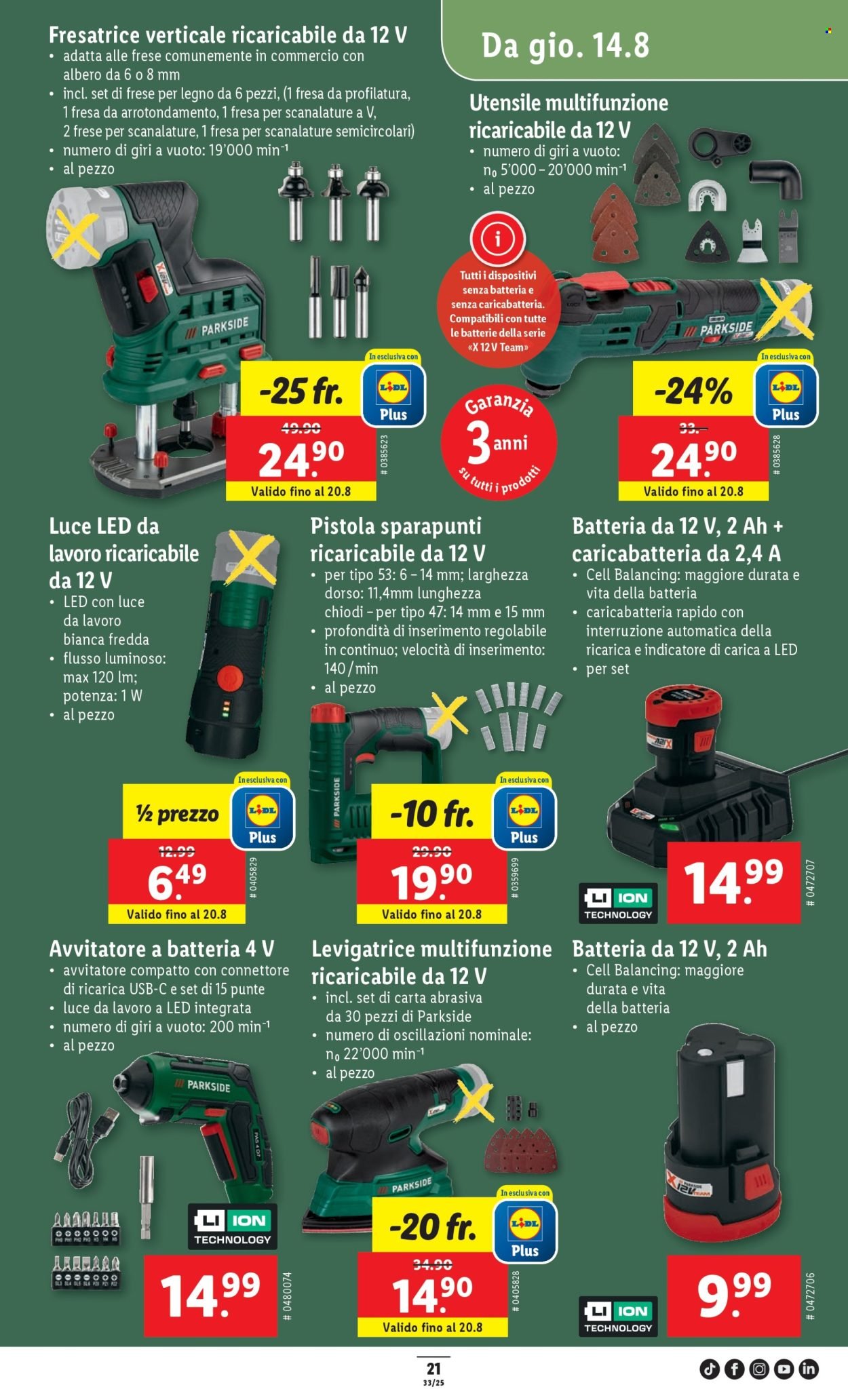 LIDL Prospekt - S 33 (2025-08-14 - 2025-08-20)