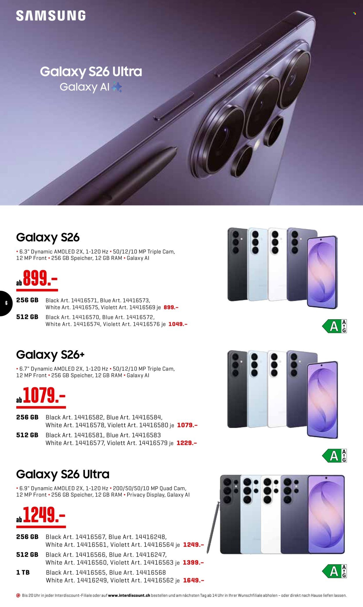 INTERDISCOUNT Prospekt - Vom 9.3.2026 (2026-03-09 - 2026-03-22) | 6