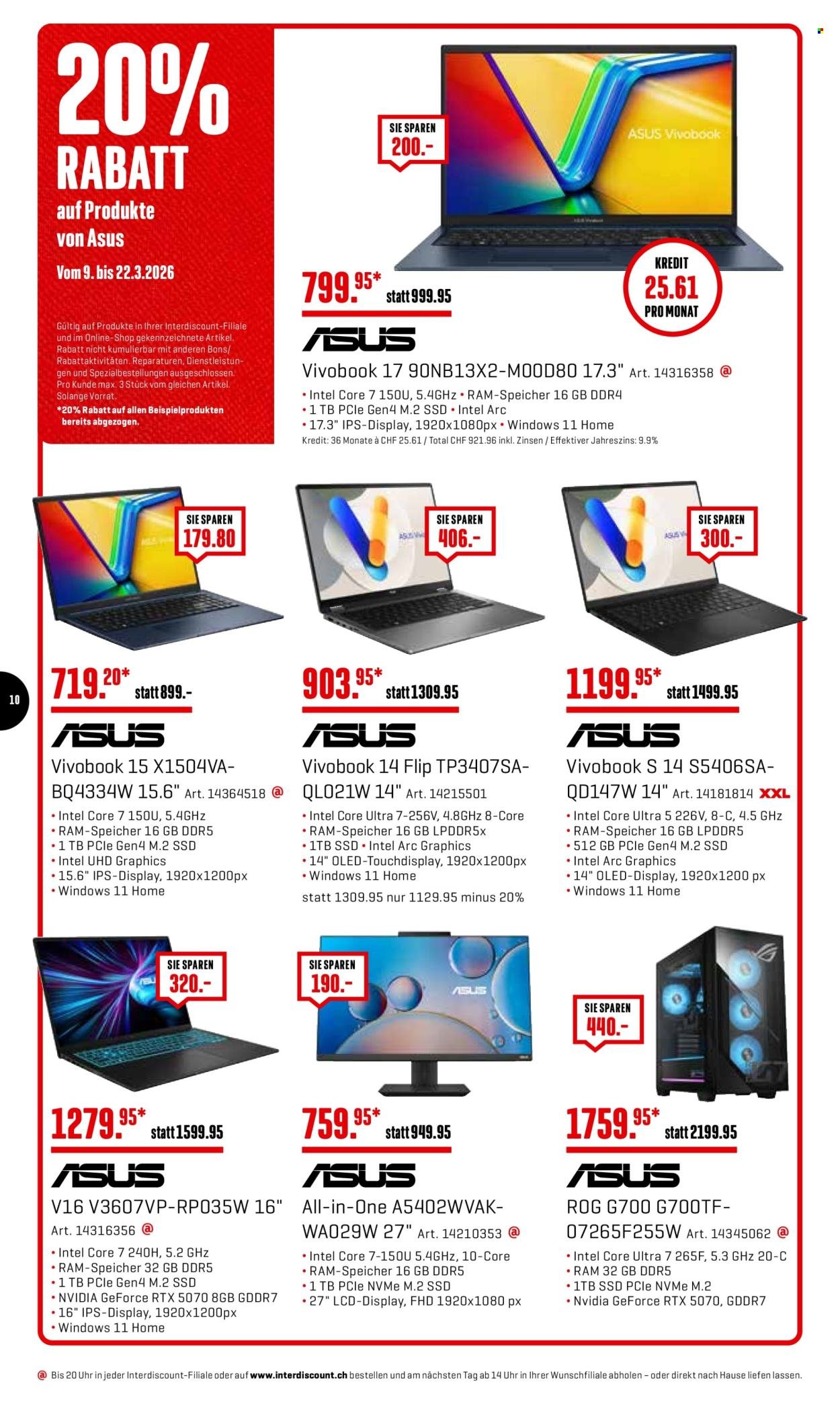 INTERDISCOUNT Prospekt - Vom 9.3.2026 (2026-03-09 - 2026-03-22) | 10
