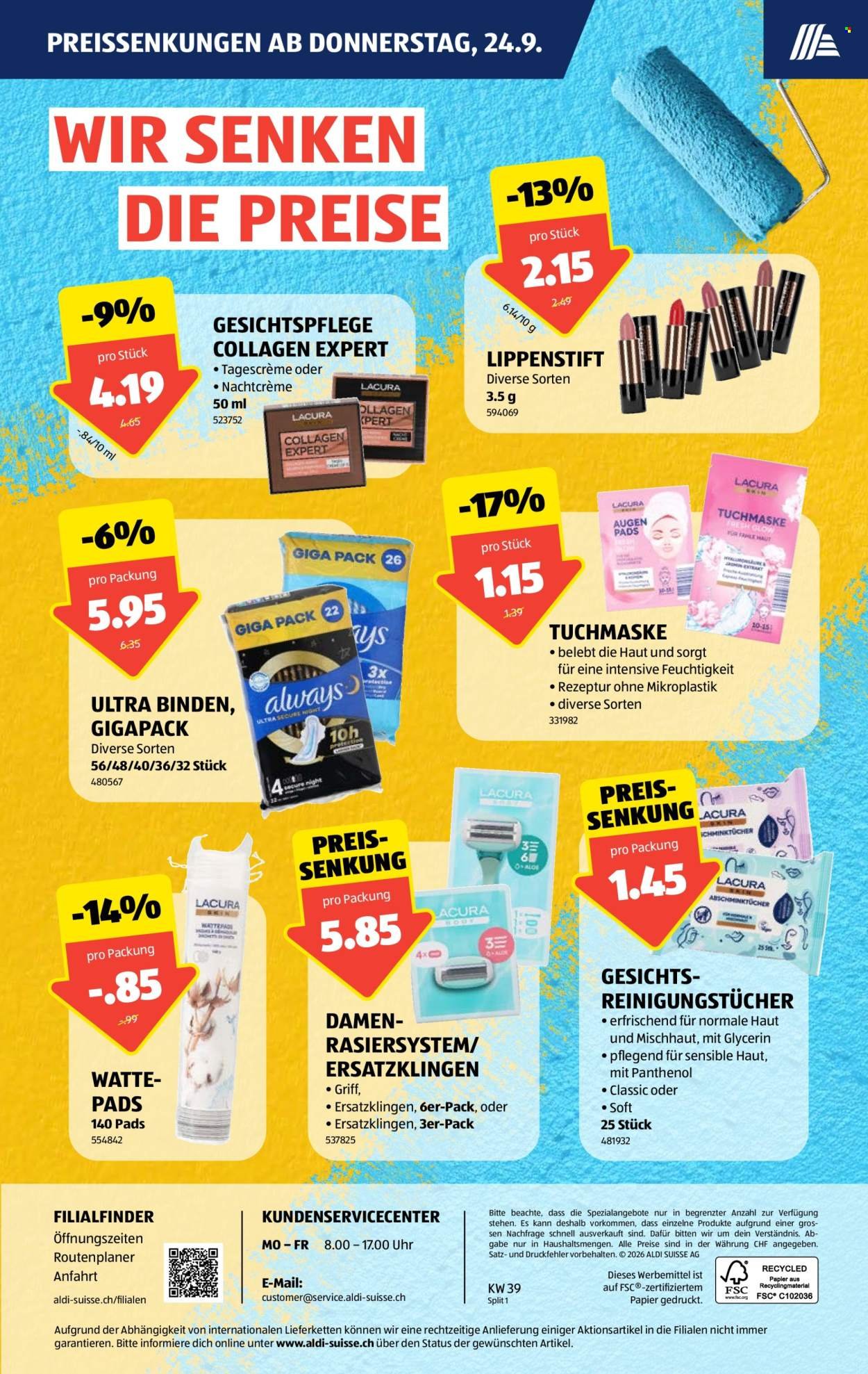ALDI Prospekt - Vom 24.9.2026
