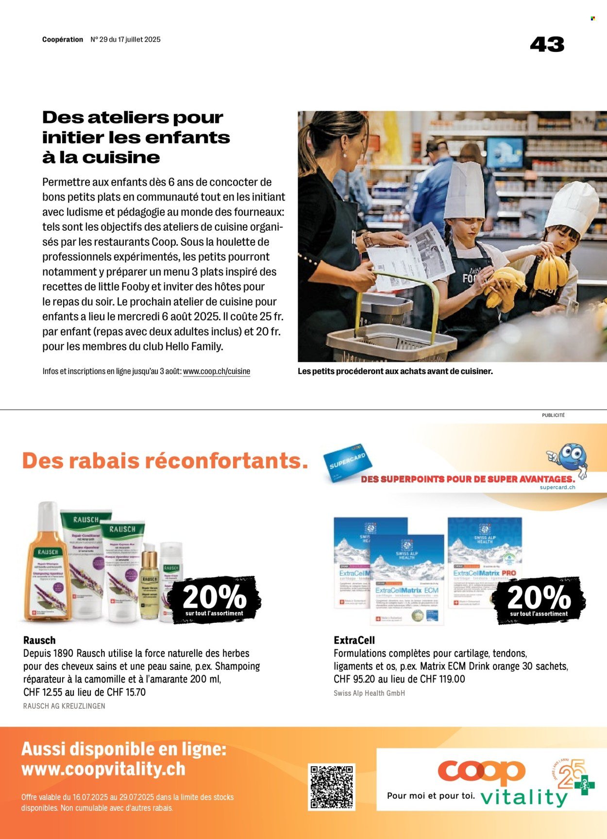COOP Prospekt - COOPÉRATION (2025-07-17 - 2025-07-23)