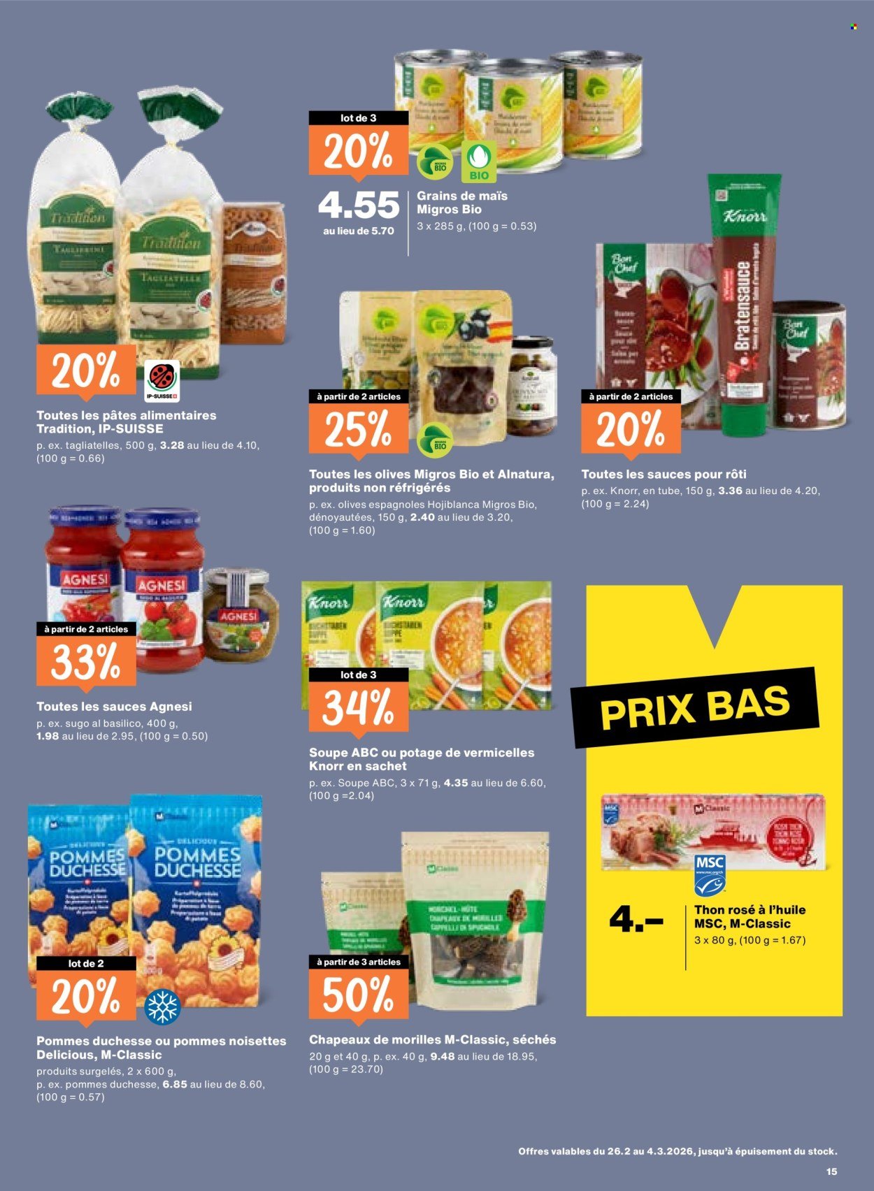 MIGROS Prospekt - Vom 26.2.2026 (2026-02-26 - 2026-03-04) | 15