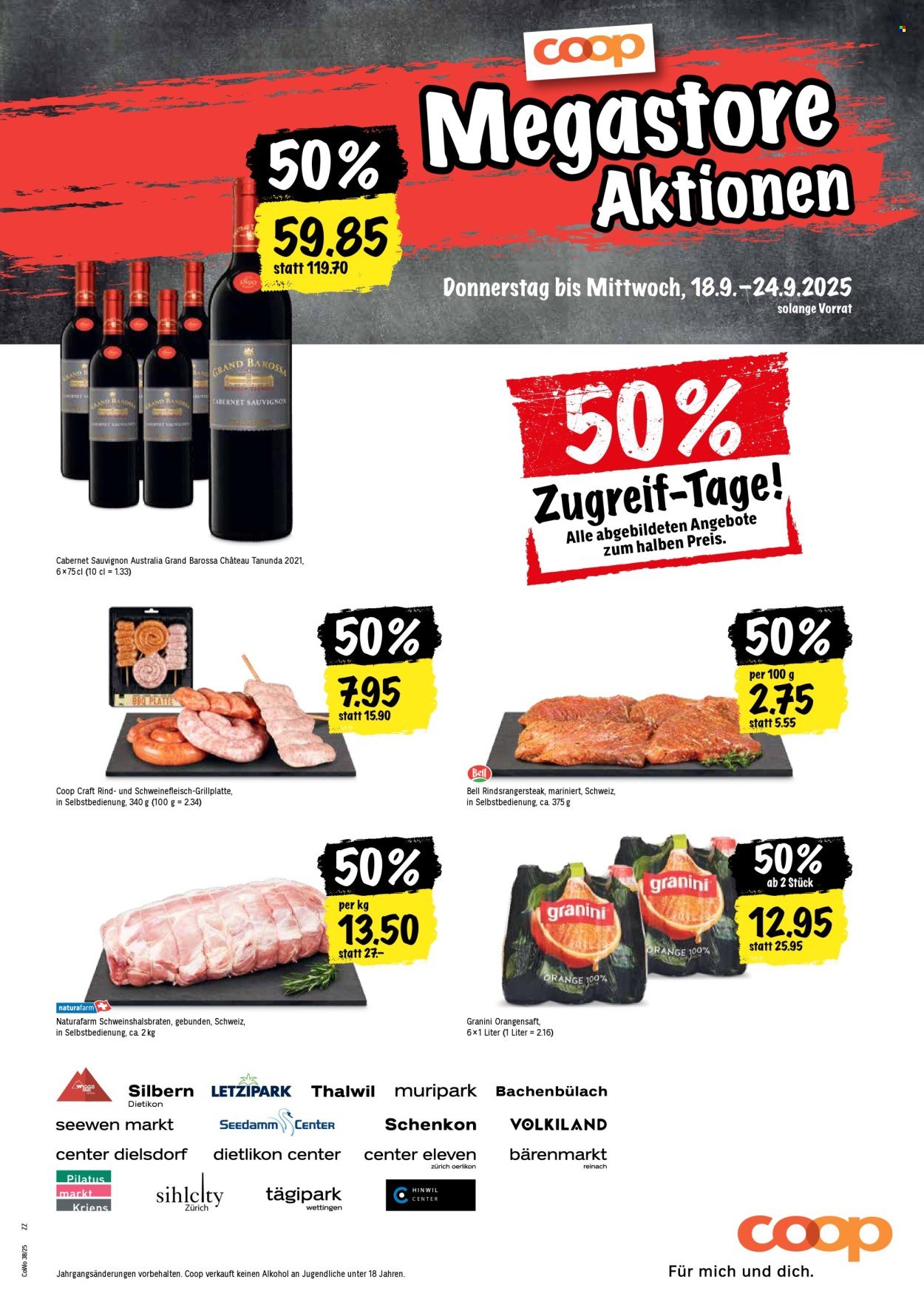 COOP Prospekt - Coop Aktionen (2025-09-18 - 2025-09-24)