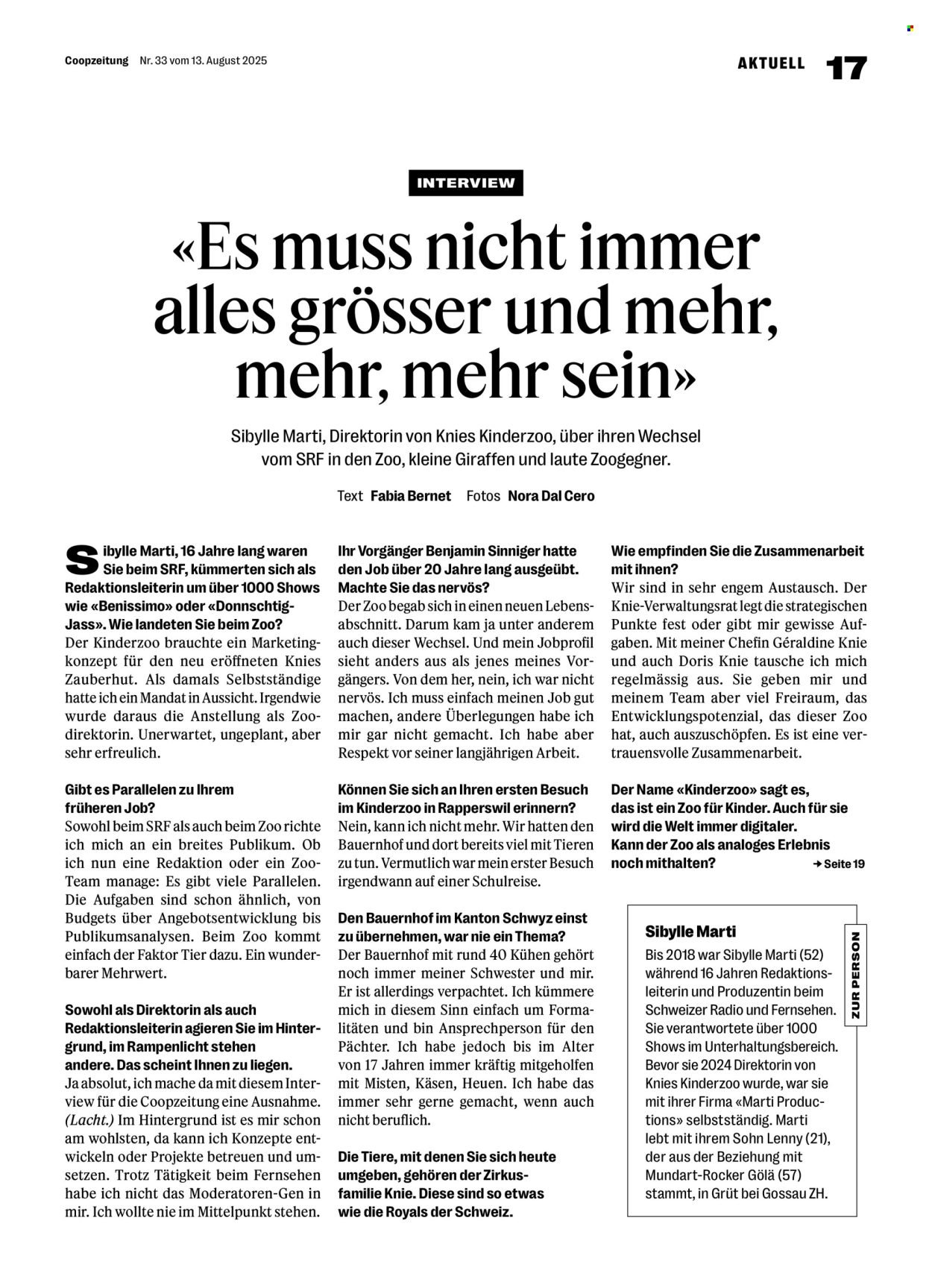COOP Prospekt - COOPZEITUNG (2025-08-14 - 2025-08-20)
