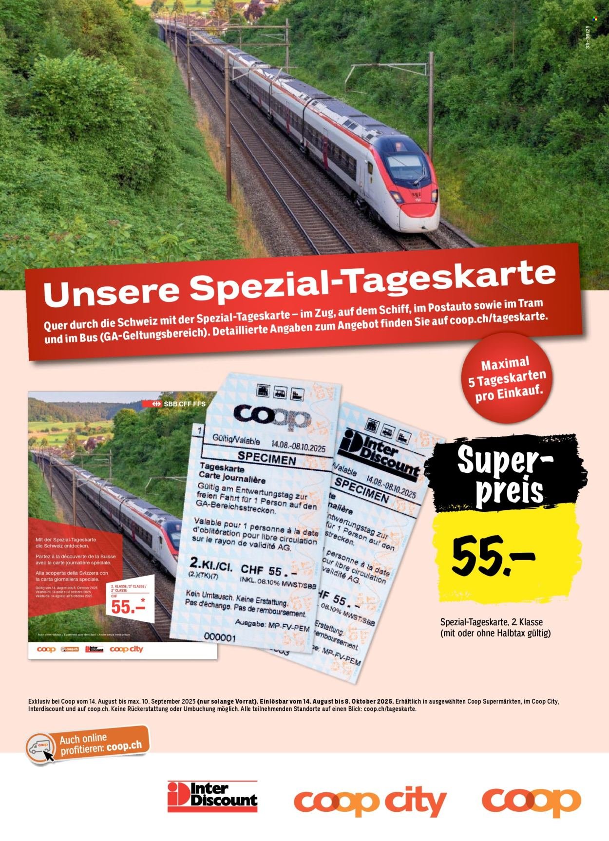 COOP Prospekt - COOPZEITUNG (2025-08-14 - 2025-08-20)