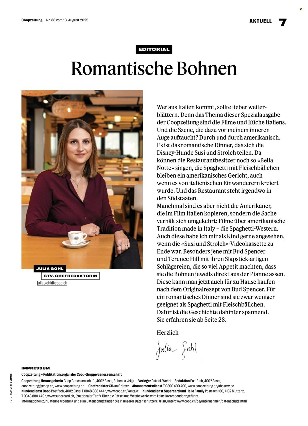 COOP Prospekt - COOPZEITUNG (2025-08-14 - 2025-08-20)