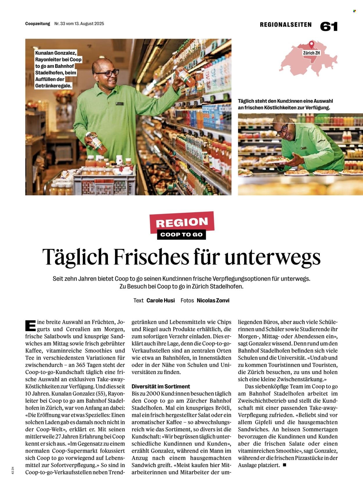 COOP Prospekt - COOPZEITUNG (2025-08-14 - 2025-08-20)