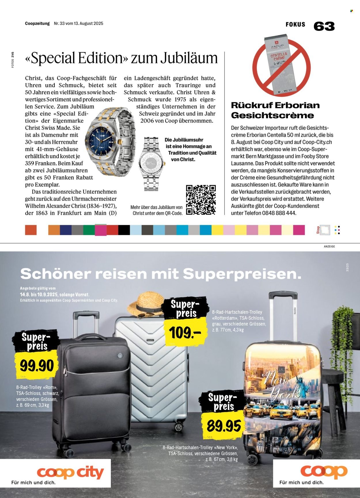 COOP Prospekt - COOPZEITUNG (2025-08-14 - 2025-08-20)