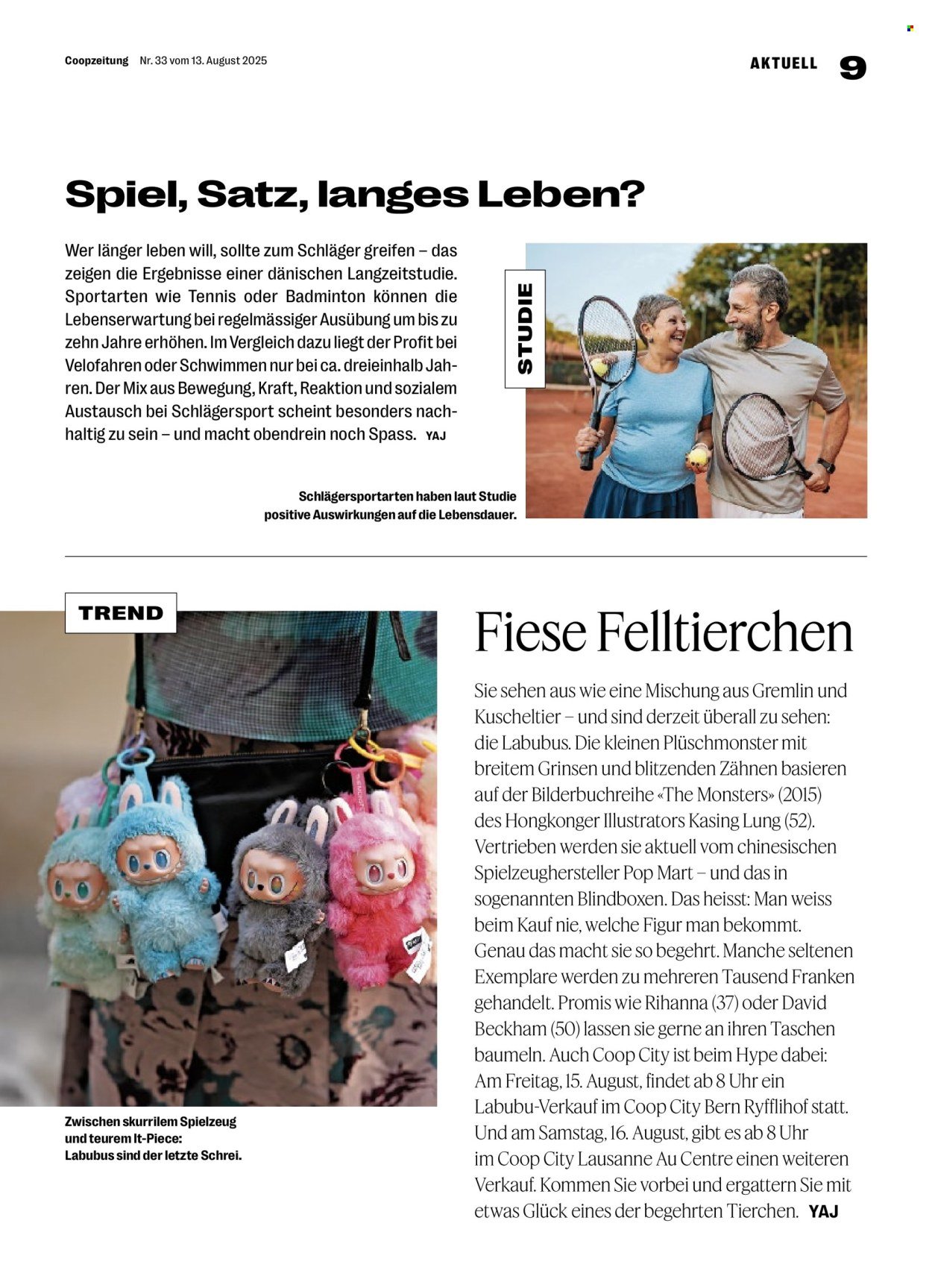 COOP Prospekt - COOPZEITUNG (2025-08-14 - 2025-08-20)