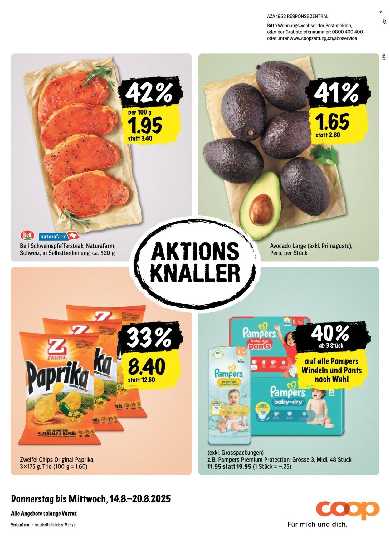 COOP Prospekt - COOPZEITUNG (2025-08-14 - 2025-08-20)