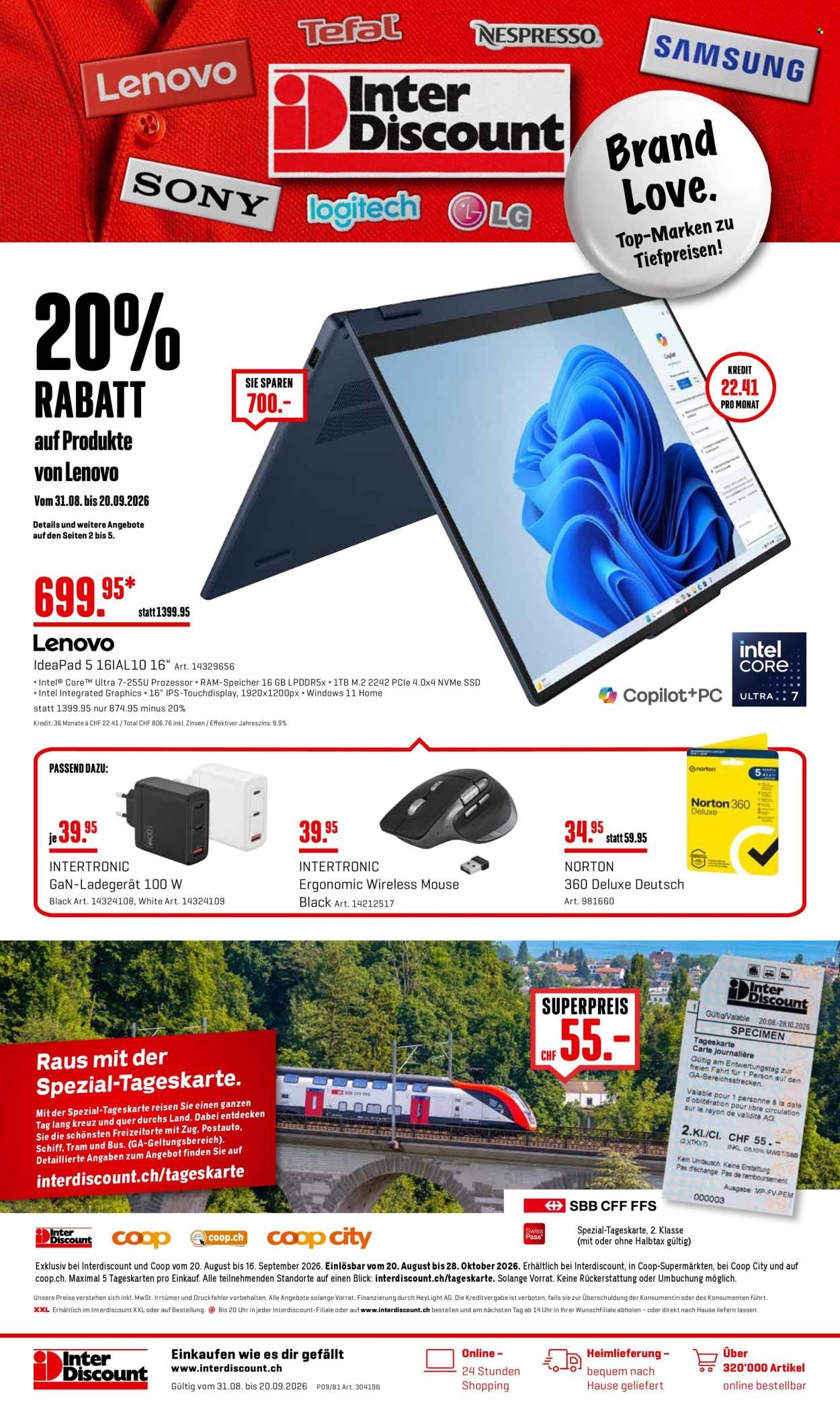 INTERDISCOUNT Prospekt - Vom 31.8.2026