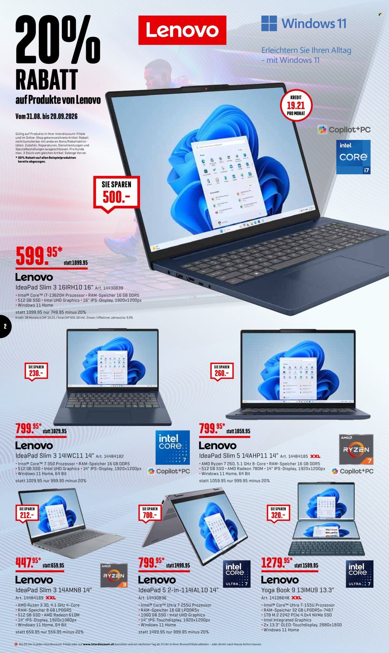 INTERDISCOUNT Prospekt - Vom 31.8.2026