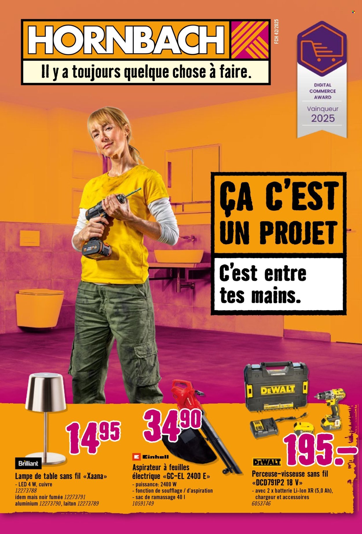 HORNBACH Prospekt - Les prospectus HORNBACH - ça vaut le coup de jeter un coup d'oeil! (2025-10-14 - 2025-11-10) | 1