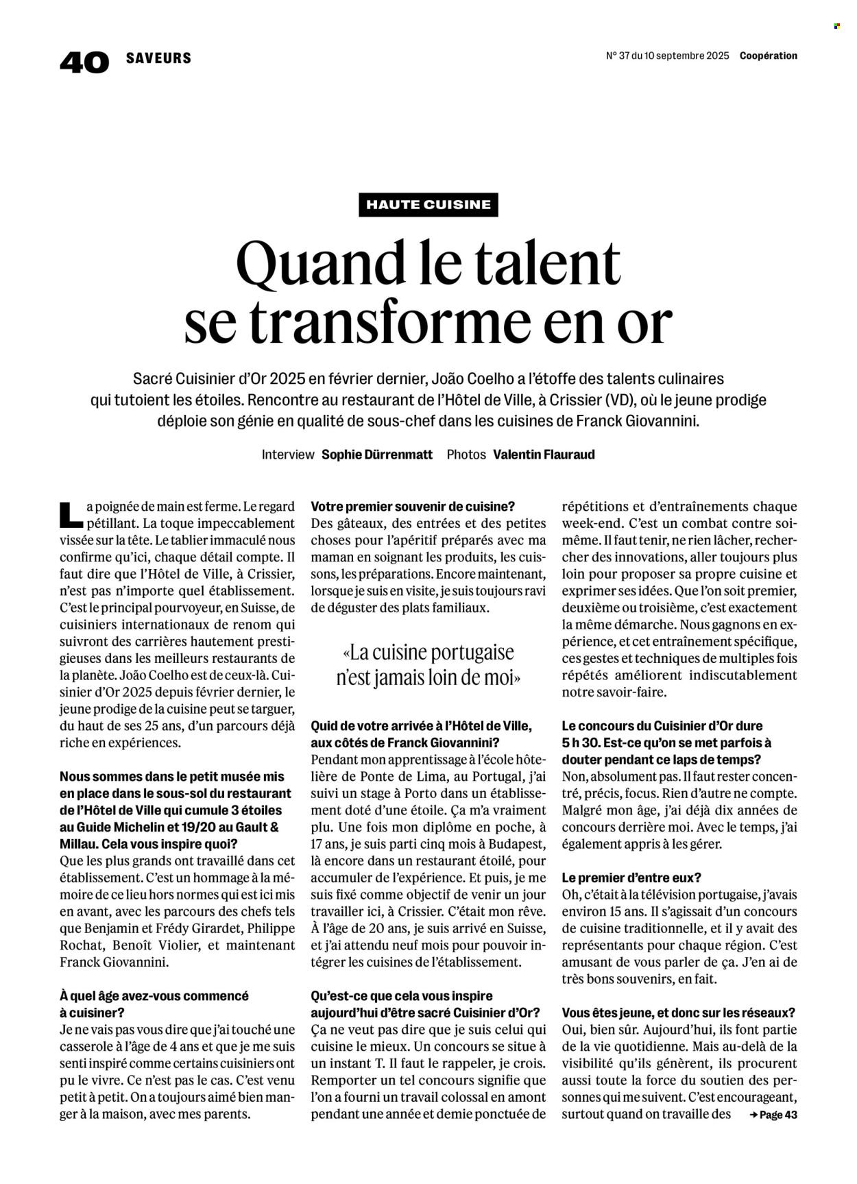 COOP Prospekt - COOPÉRATION (2025-09-11 - 2025-09-17)