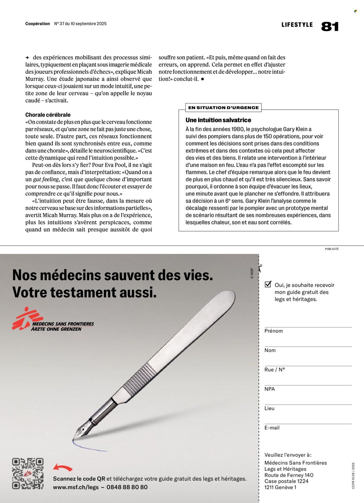 COOP Prospekt - COOPÉRATION (2025-09-11 - 2025-09-17)