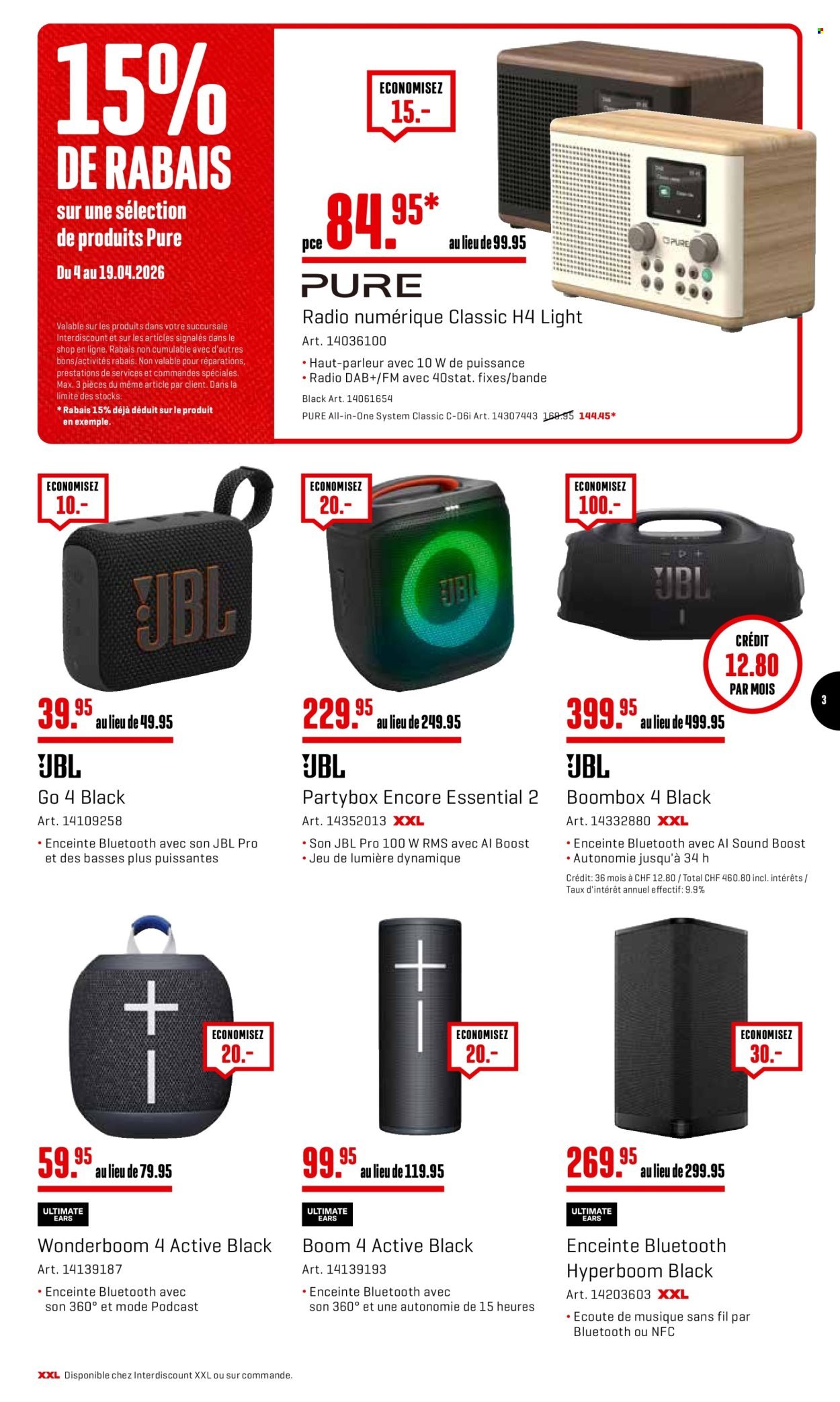 INTERDISCOUNT Prospekt - Vom 6.4.2026 (2026-04-06 - 2026-04-19) | 3