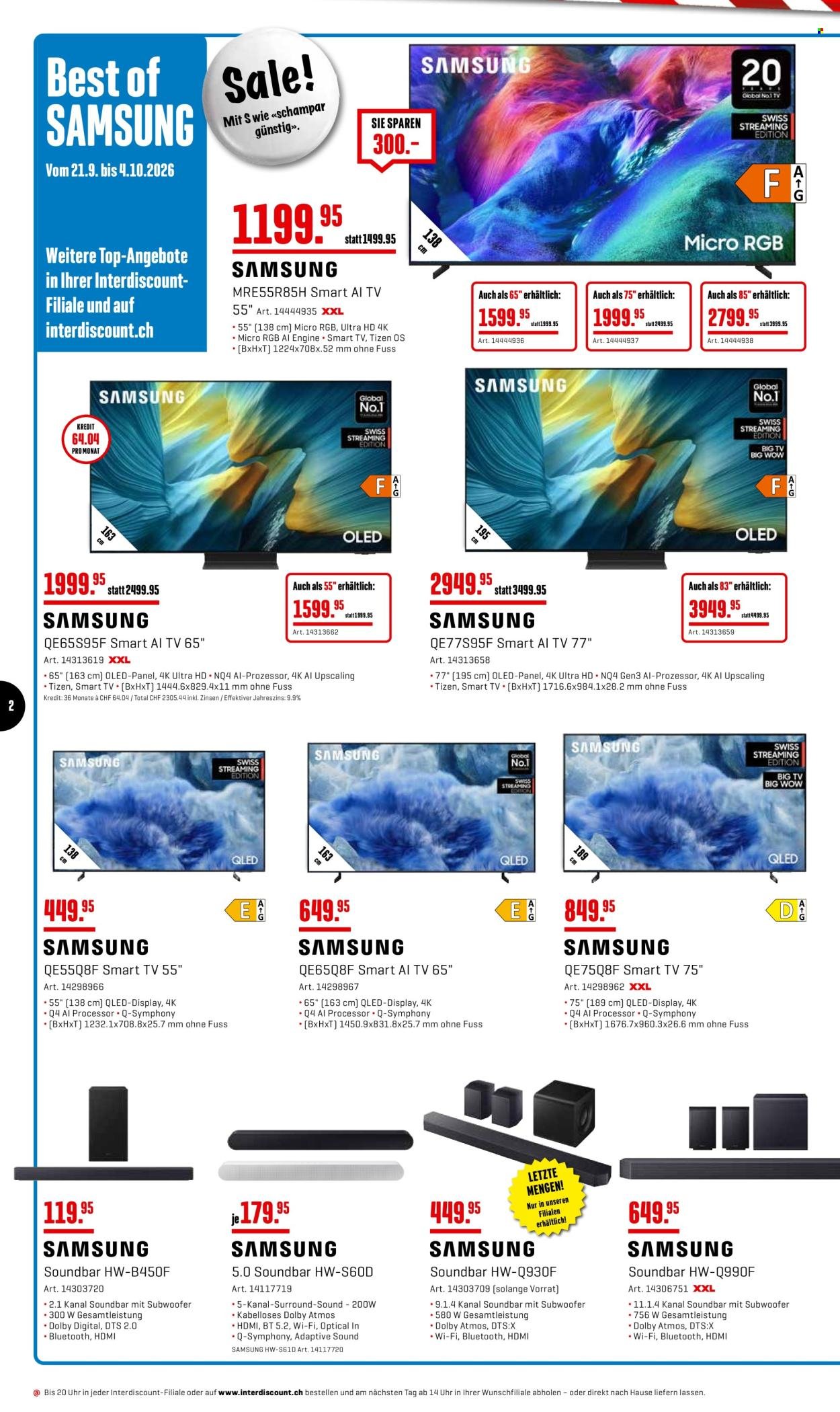 INTERDISCOUNT Prospekt - Vom 21.9.2026