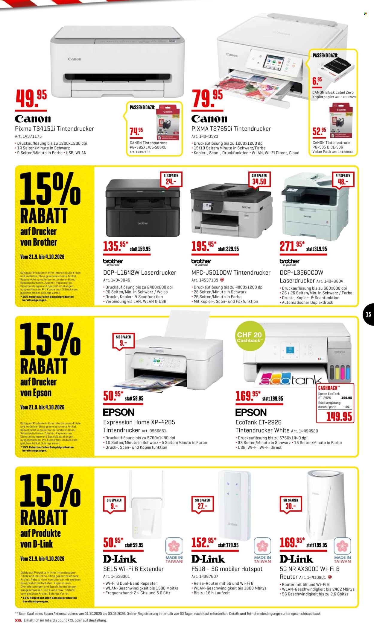 INTERDISCOUNT Prospekt - Vom 21.9.2026