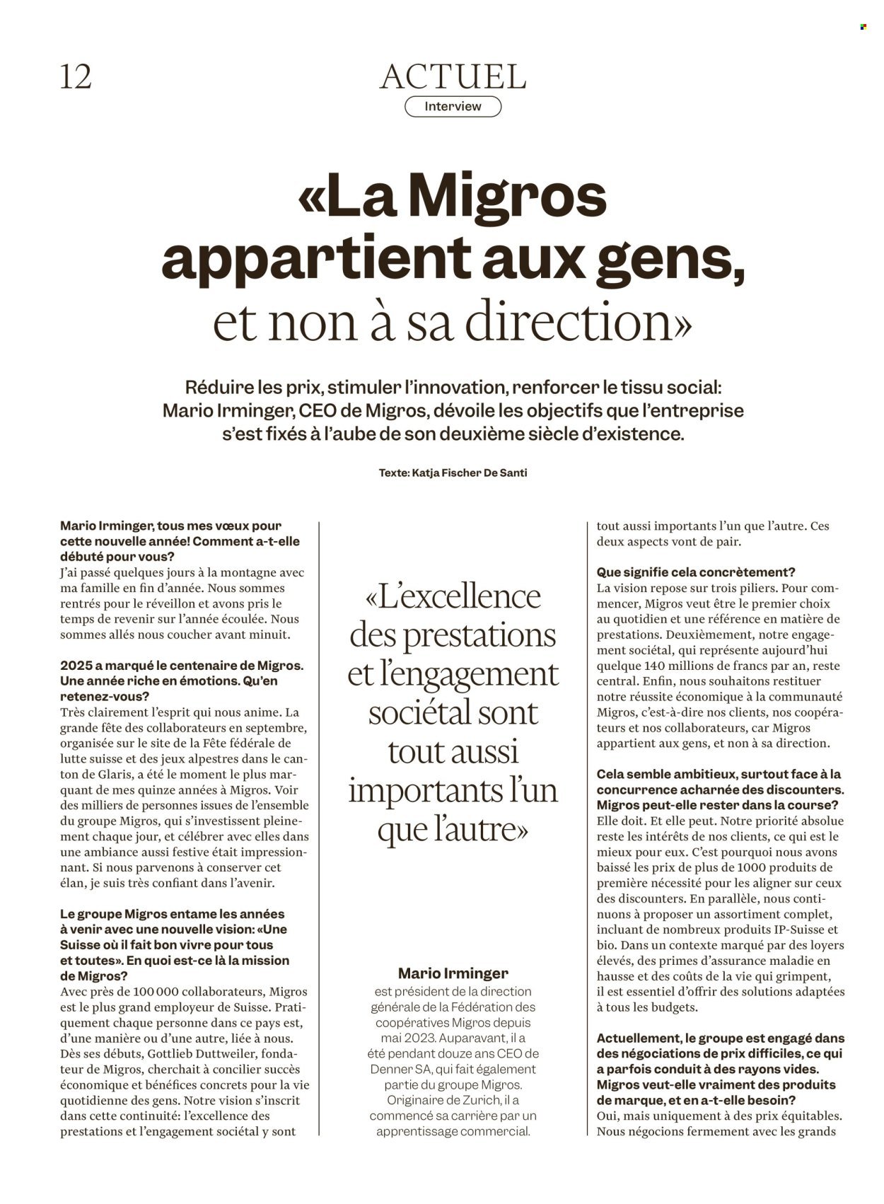 MIGROS Prospekt - Vom 20.1.2026 (2026-01-20 - 2026-01-26) | 12