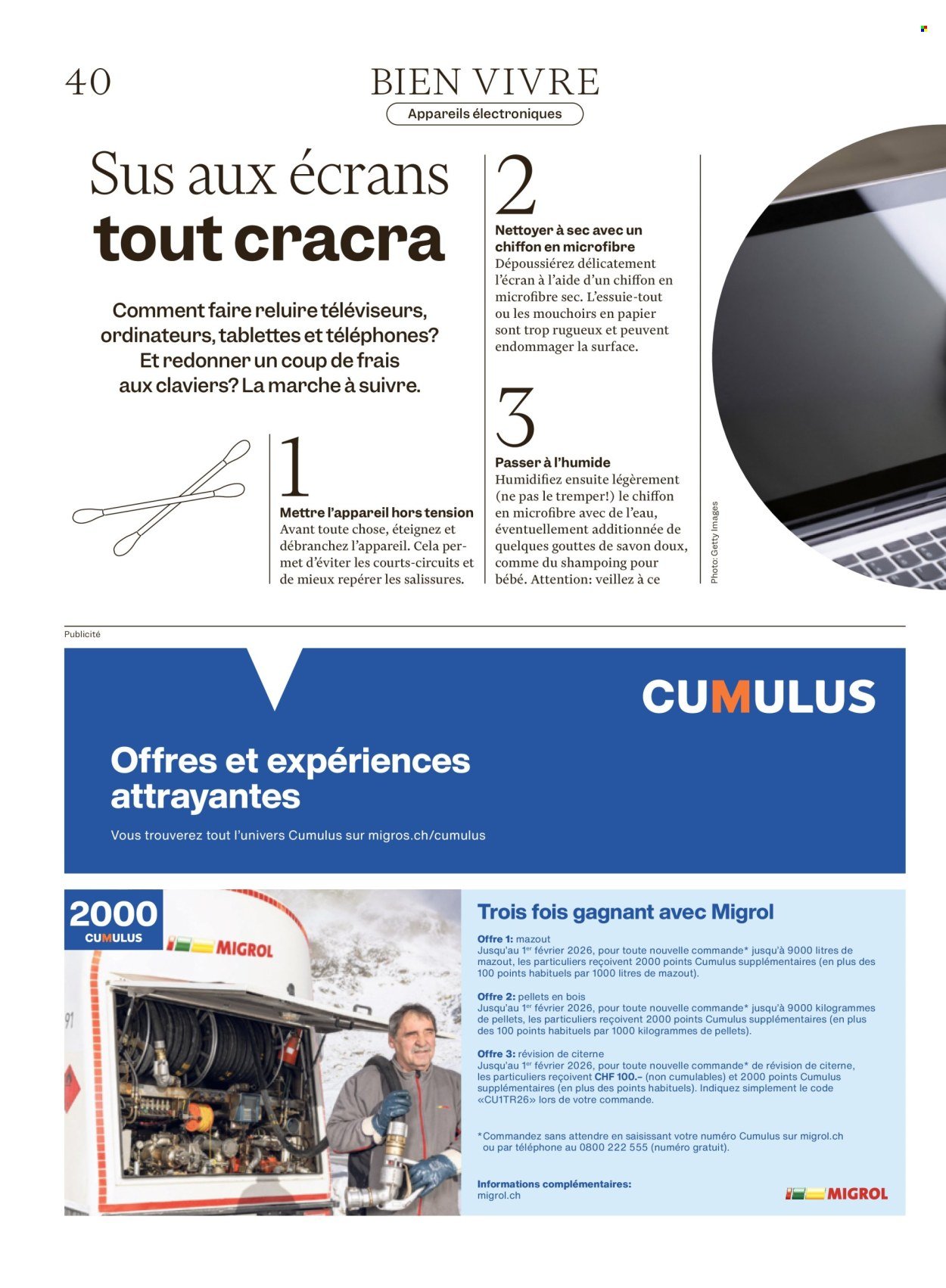 MIGROS Prospekt - Vom 20.1.2026 (2026-01-20 - 2026-01-26) | 40