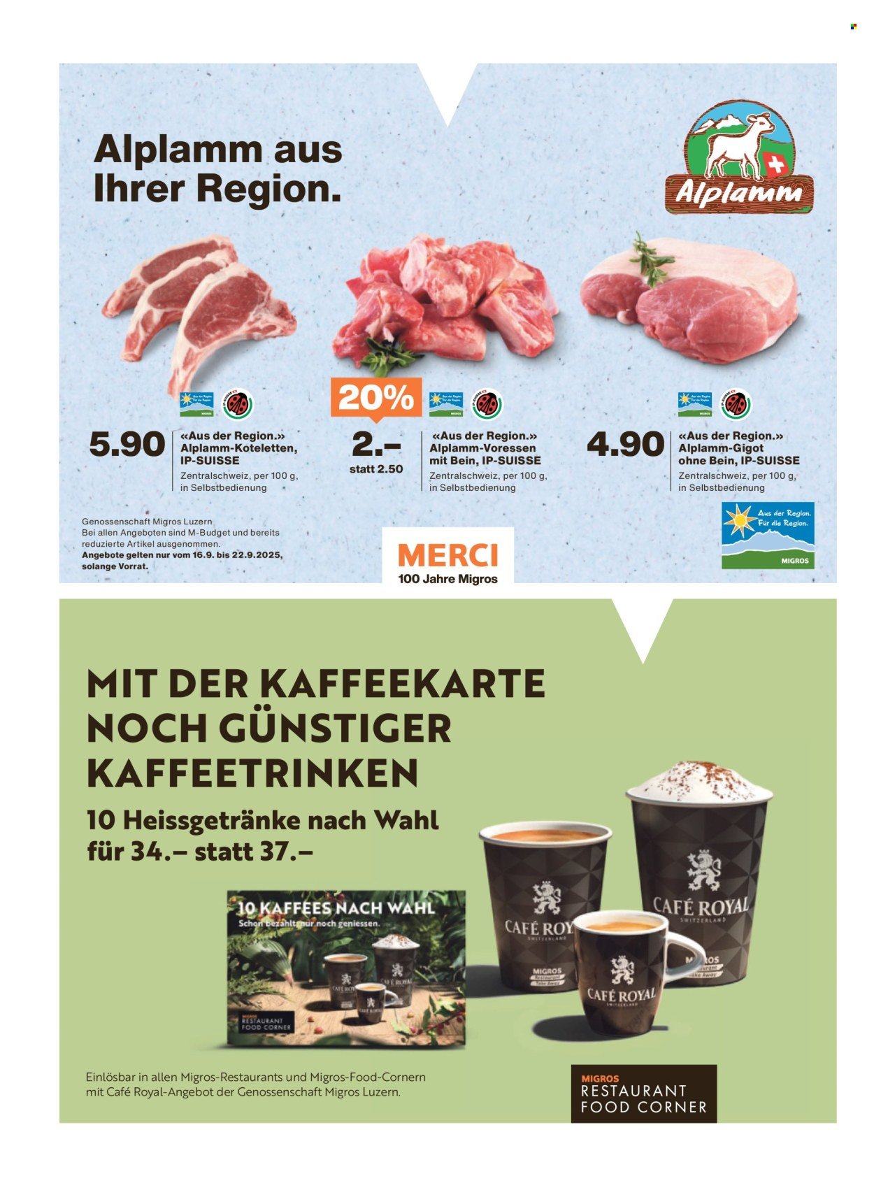 MIGROS Prospekt - Vom 16.9.2025 (2025-09-16 - 2025-09-22)