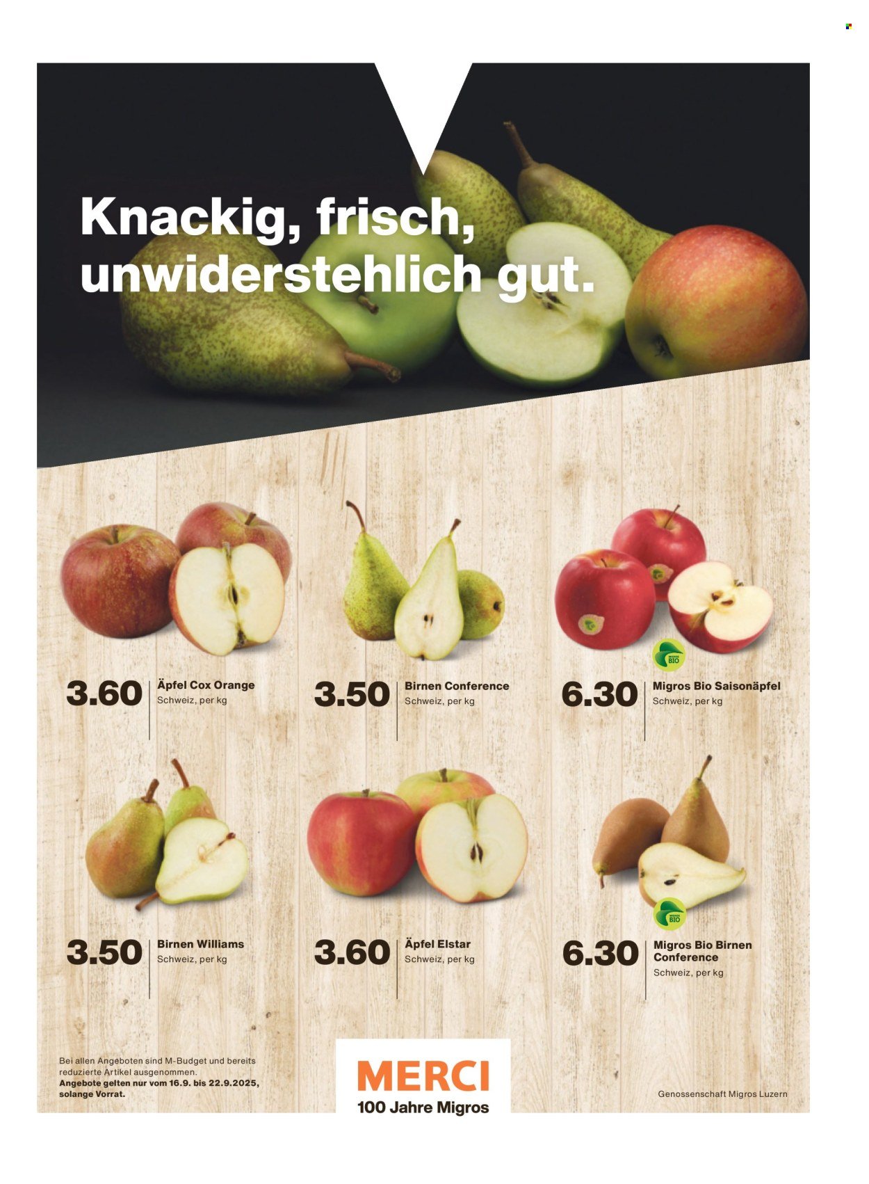 MIGROS Prospekt - Vom 16.9.2025 (2025-09-16 - 2025-09-22)