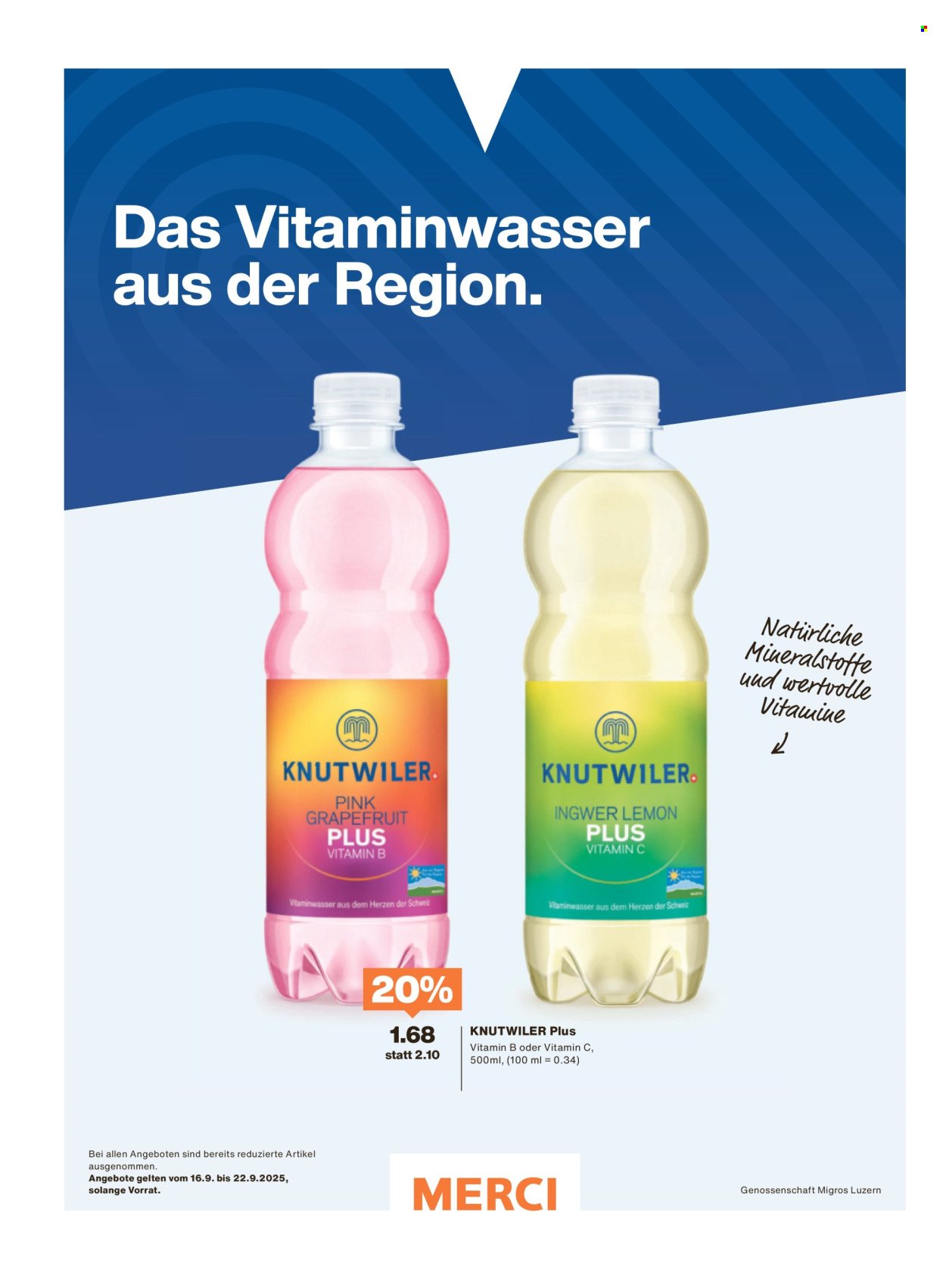 MIGROS Prospekt - Vom 16.9.2025 (2025-09-16 - 2025-09-22)