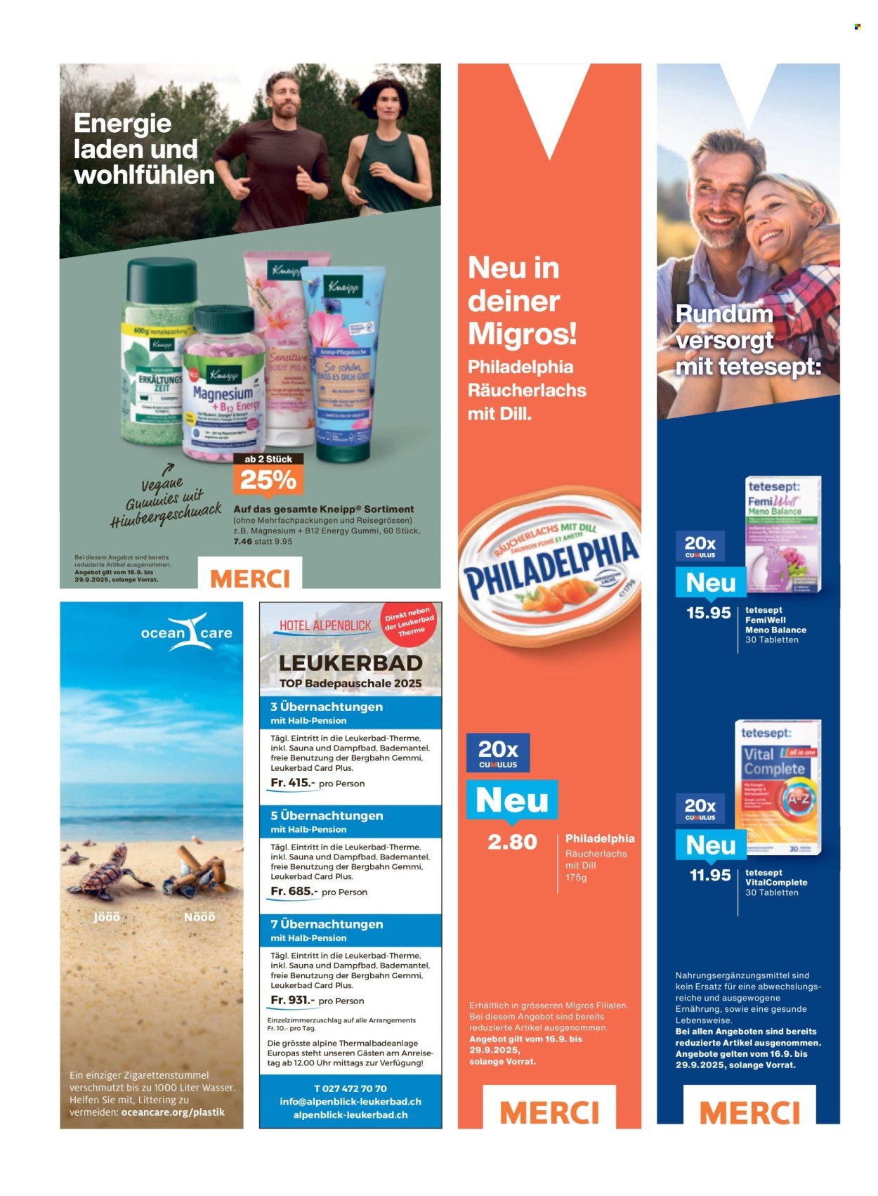 MIGROS Prospekt - Vom 16.9.2025 (2025-09-16 - 2025-09-22)