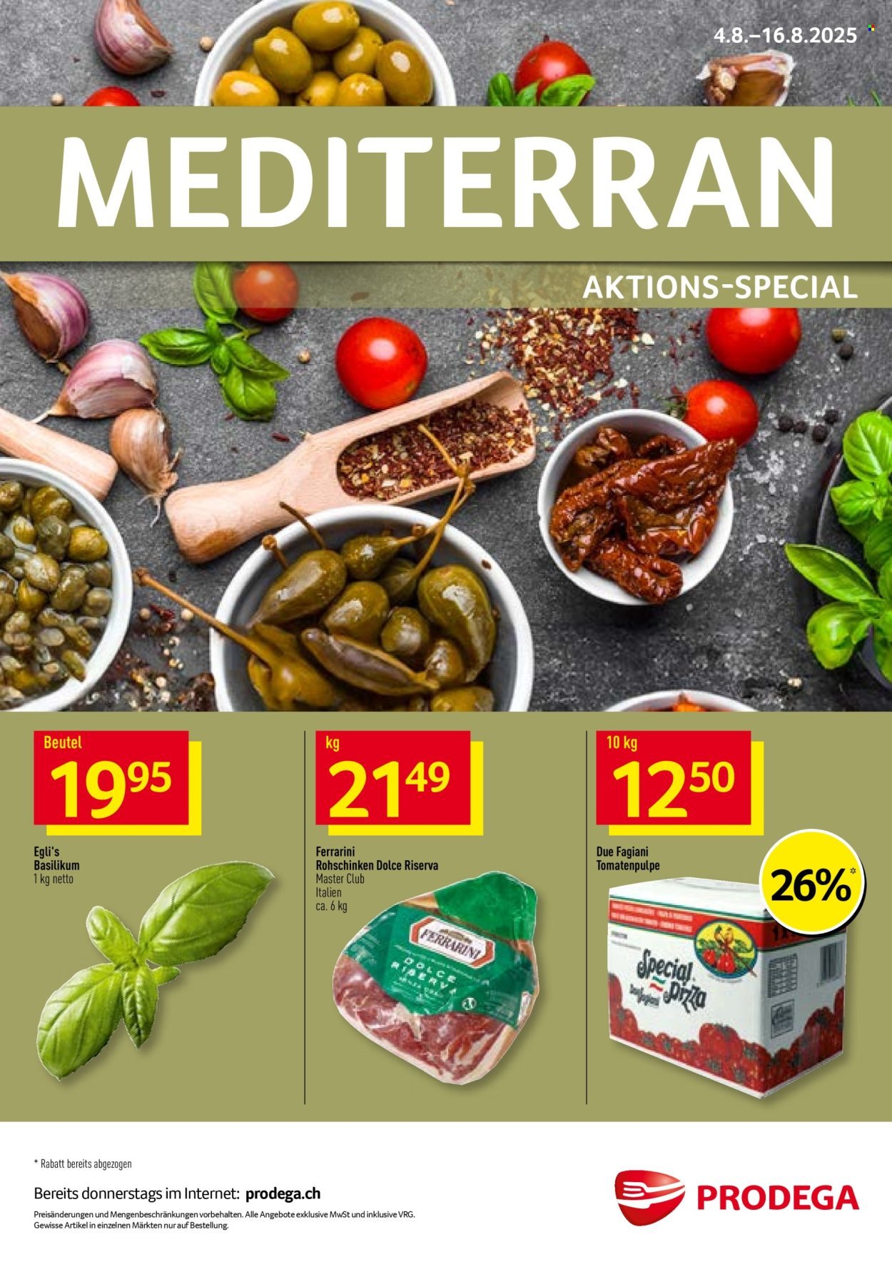 PRODEGA Prospekt - Mediterran (2025-08-04 - 2025-08-16)