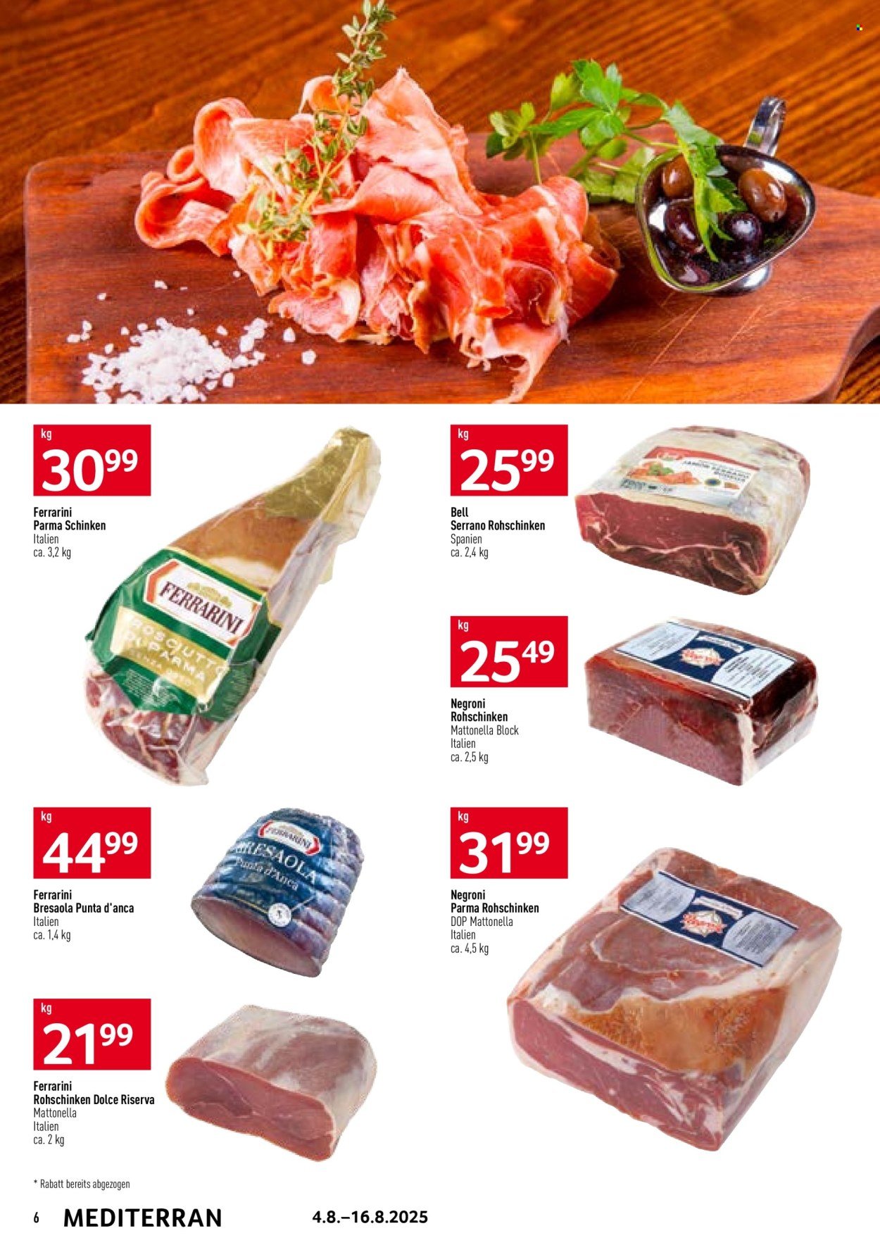 PRODEGA Prospekt - Mediterran (2025-08-04 - 2025-08-16)