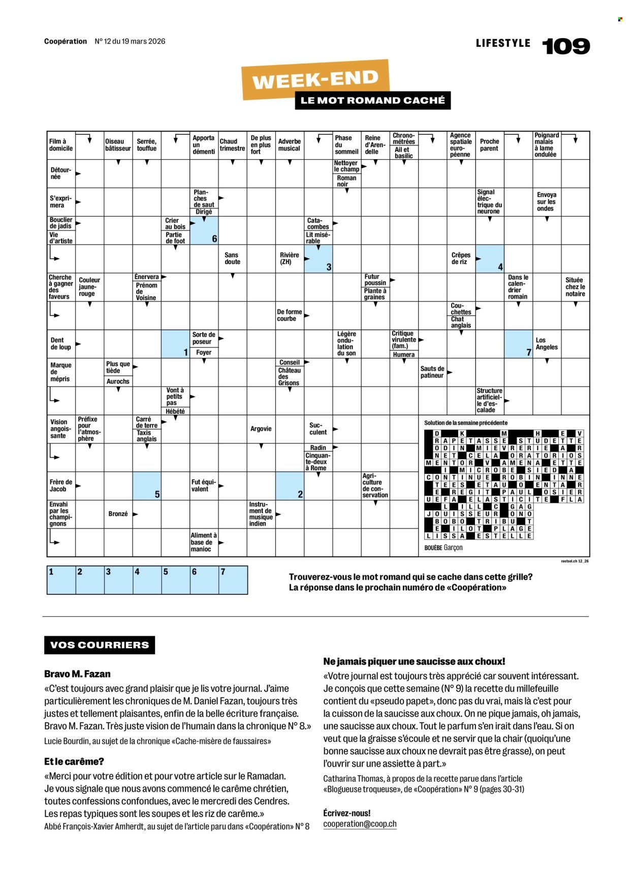 COOP Prospekt - COOPÉRATION (2026-03-19 - 2026-03-25)