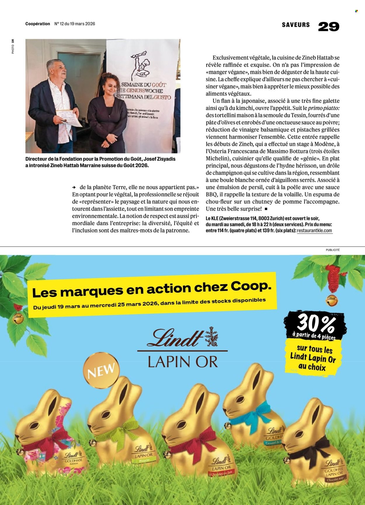 COOP Prospekt - COOPÉRATION (2026-03-19 - 2026-03-25)