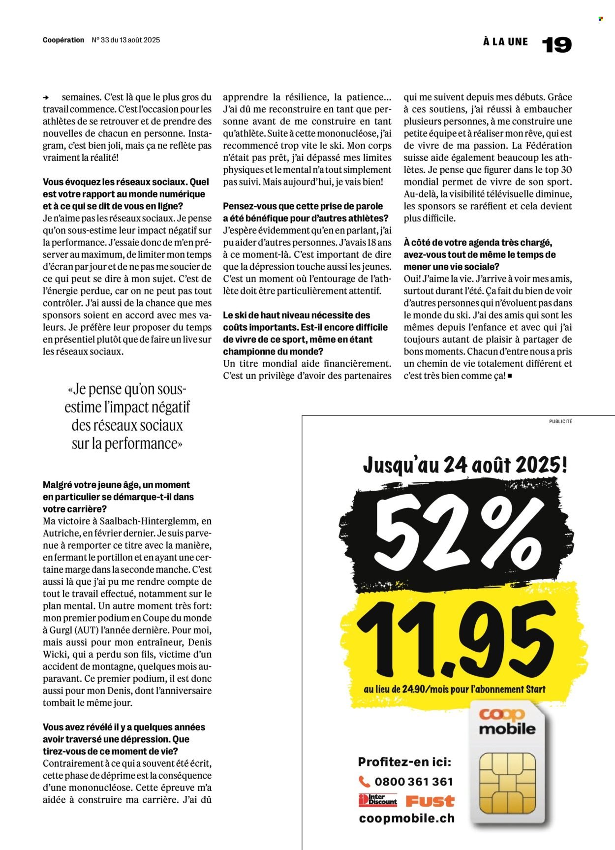 COOP Prospekt - COOPÉRATION (2025-08-14 - 2025-08-20)