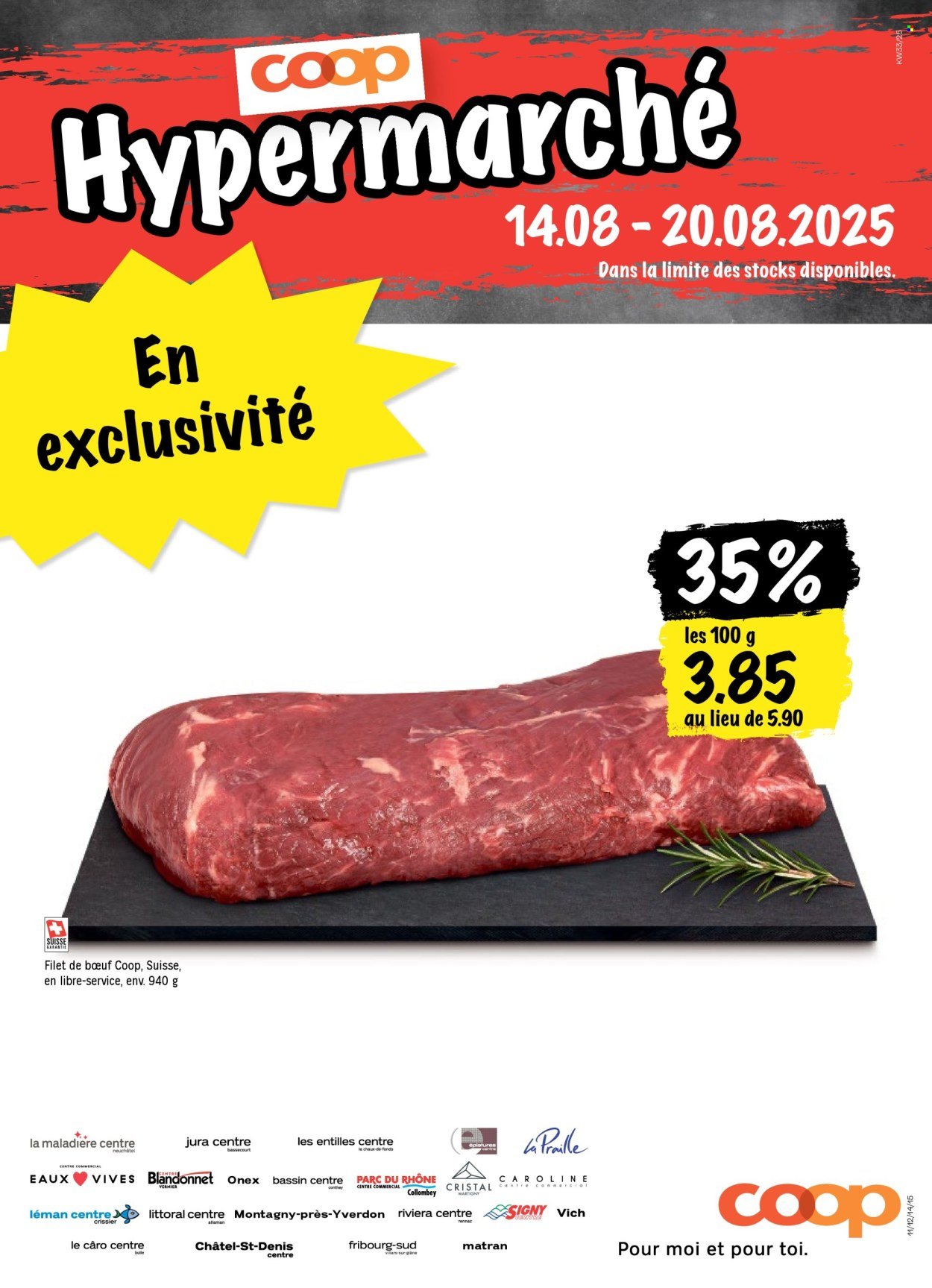 COOP Prospekt - COOPÉRATION (2025-08-14 - 2025-08-20)