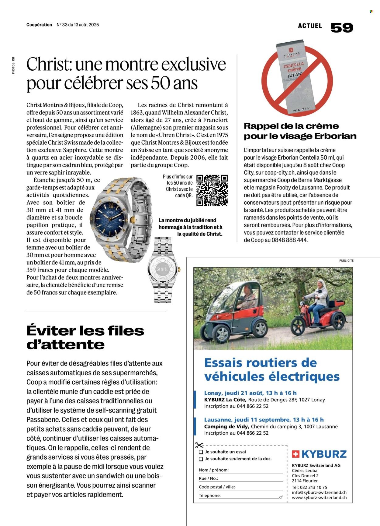 COOP Prospekt - COOPÉRATION (2025-08-14 - 2025-08-20)