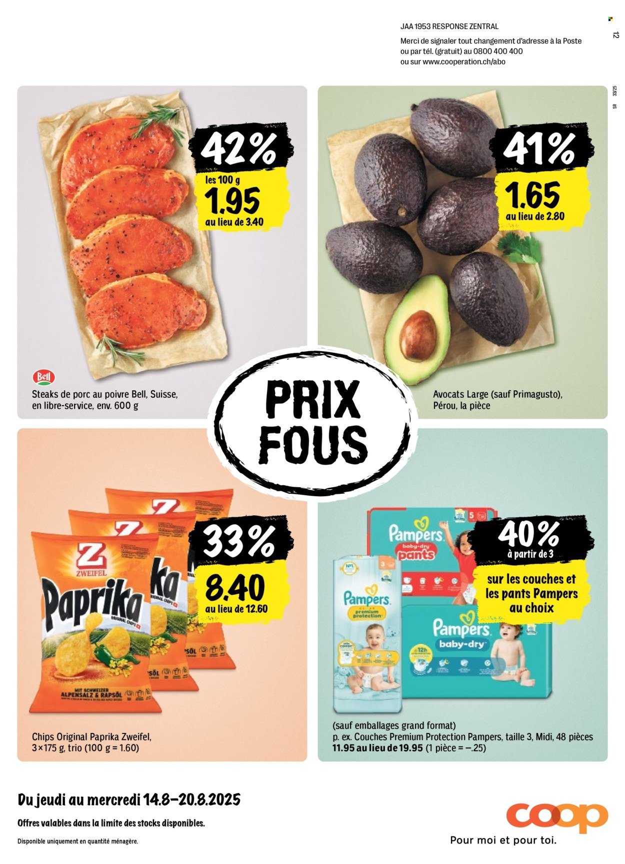 COOP Prospekt - COOPÉRATION (2025-08-14 - 2025-08-20)